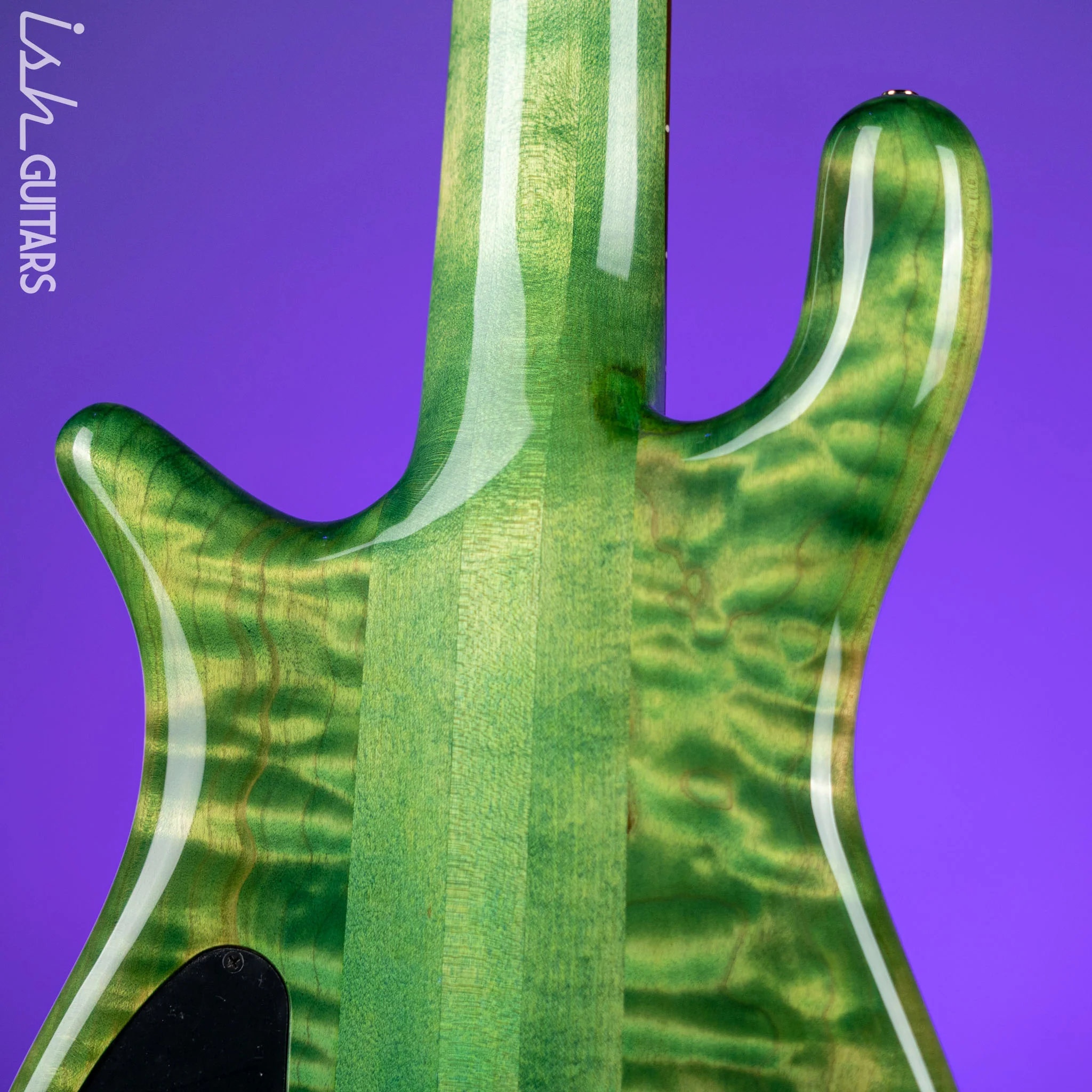 Spector USA NS-6 6-String Bass Blue Green Algae - Image 9