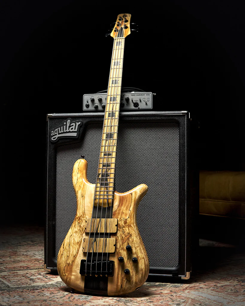 Spector USA Woodstock Custom Collection NS-5XL Rob Spalted Maple - Image 2