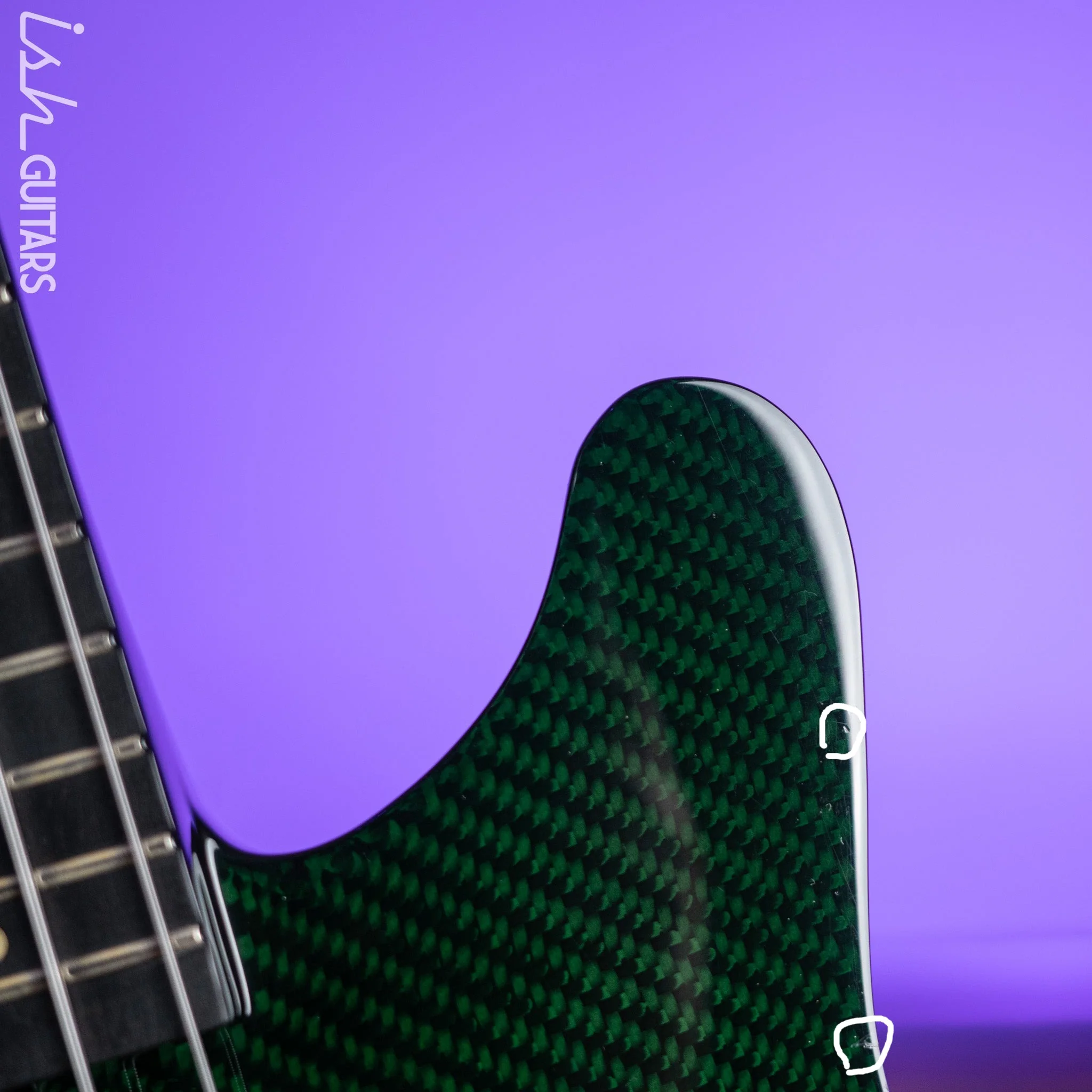 Status Stealth Bass Green Carbon Fiber w/ Green LEDs - Image 7