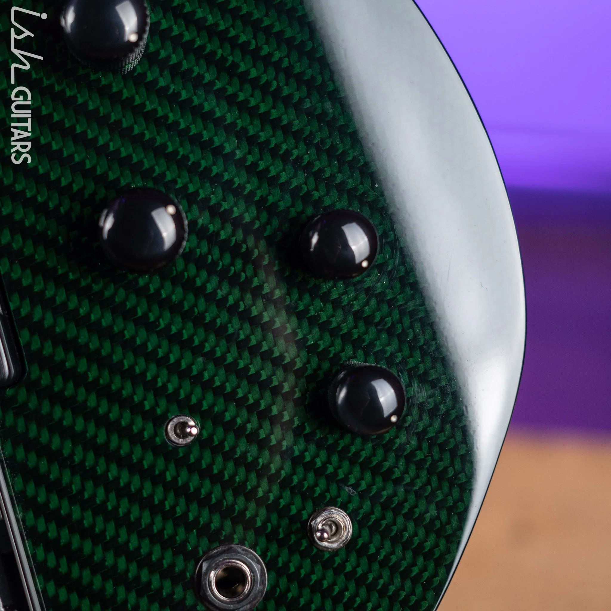 Status Stealth Bass Green Carbon Fiber w/ Green LEDs - Image 8