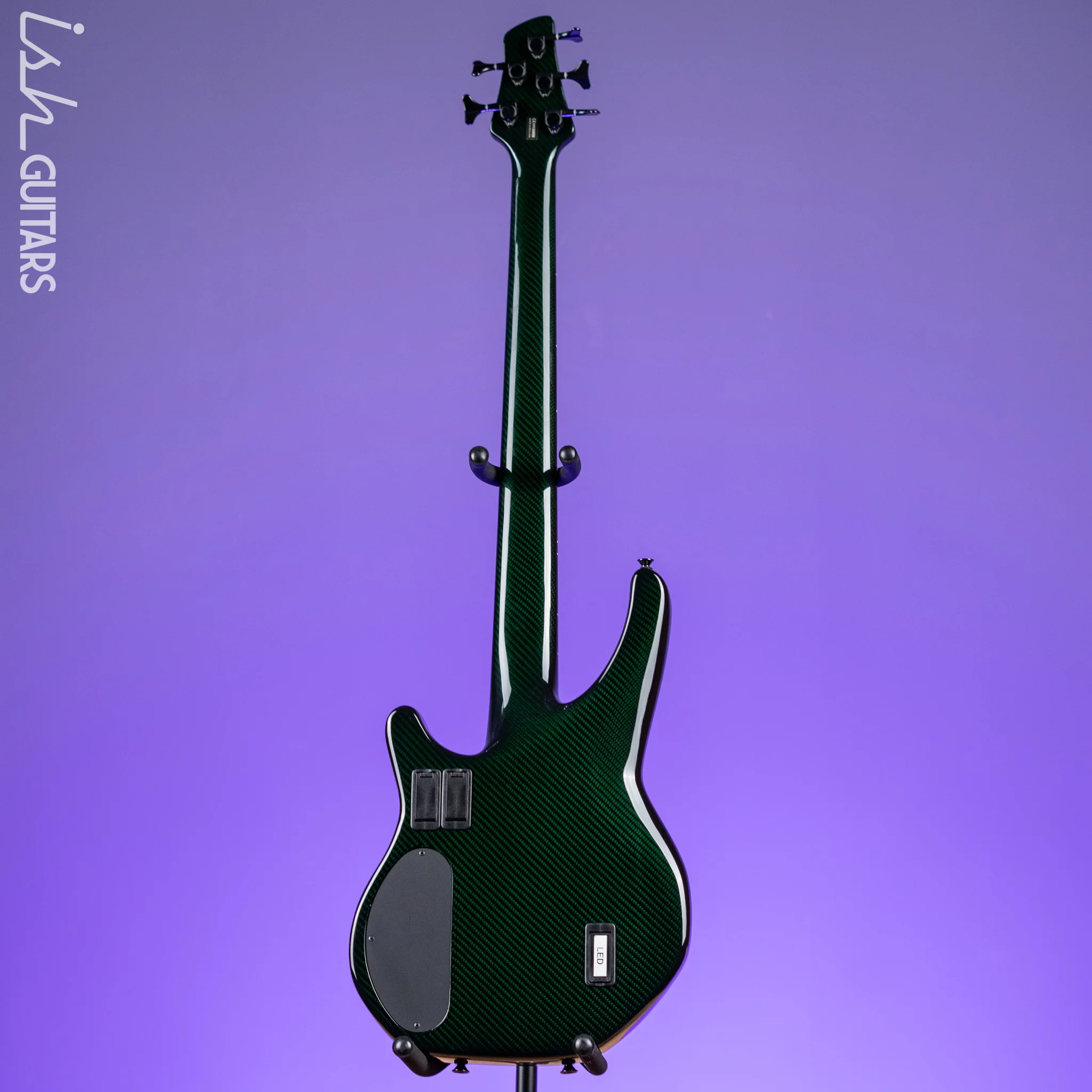 Status Stealth Bass Green Carbon Fiber w/ Green LEDs - Image 9