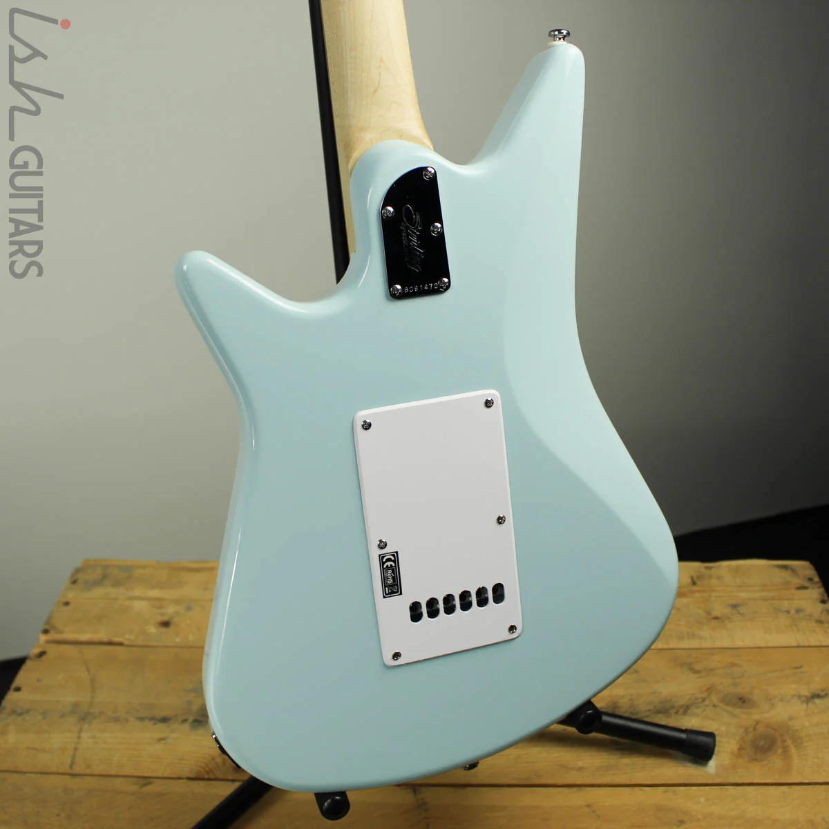 Sterling by Music Man Albert Lee HH Electric Guitar - Daphne Blue - Image 8