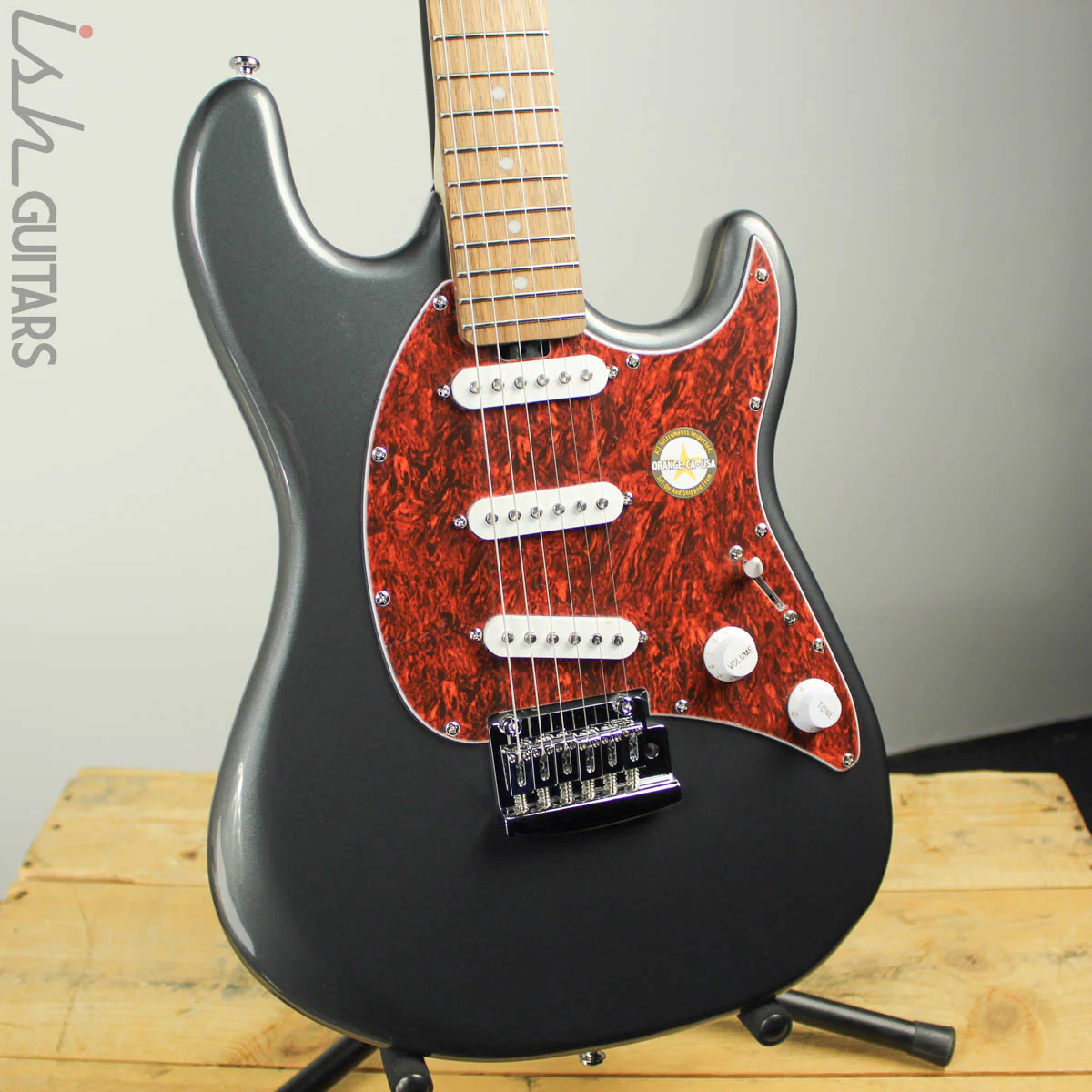 Sterling by Music Man Cutlass Charcoal Frost SSS