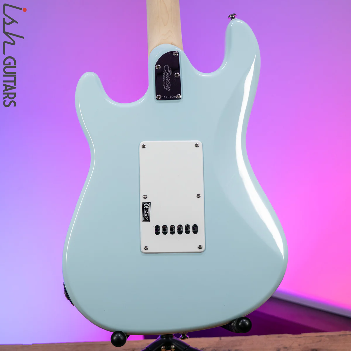 Sterling by Music Man Cutlass SSS Daphne Blue - Image 9