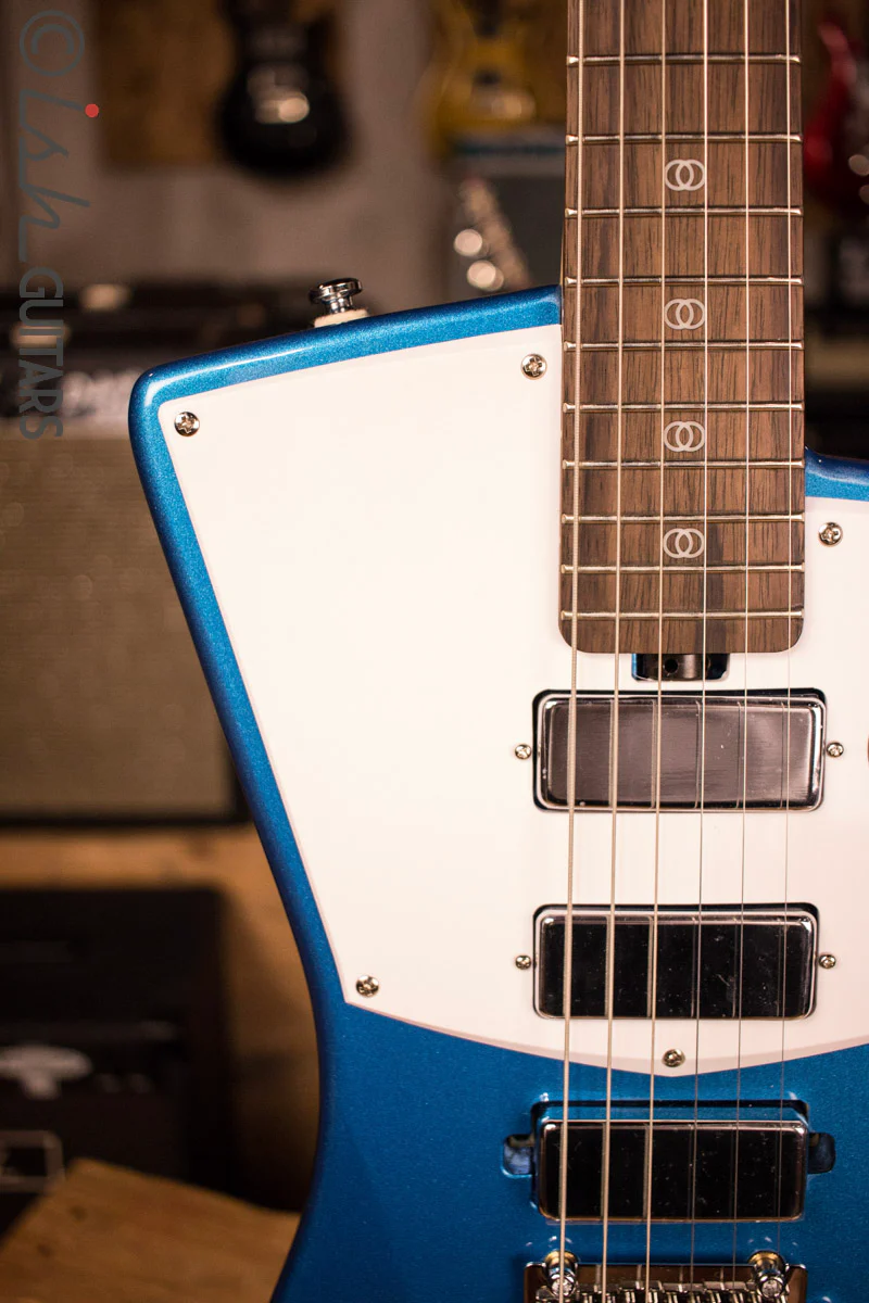 Sterling by Music Man St. Vincent Signature Series Electric Guitar Vincent Blue - Image 3
