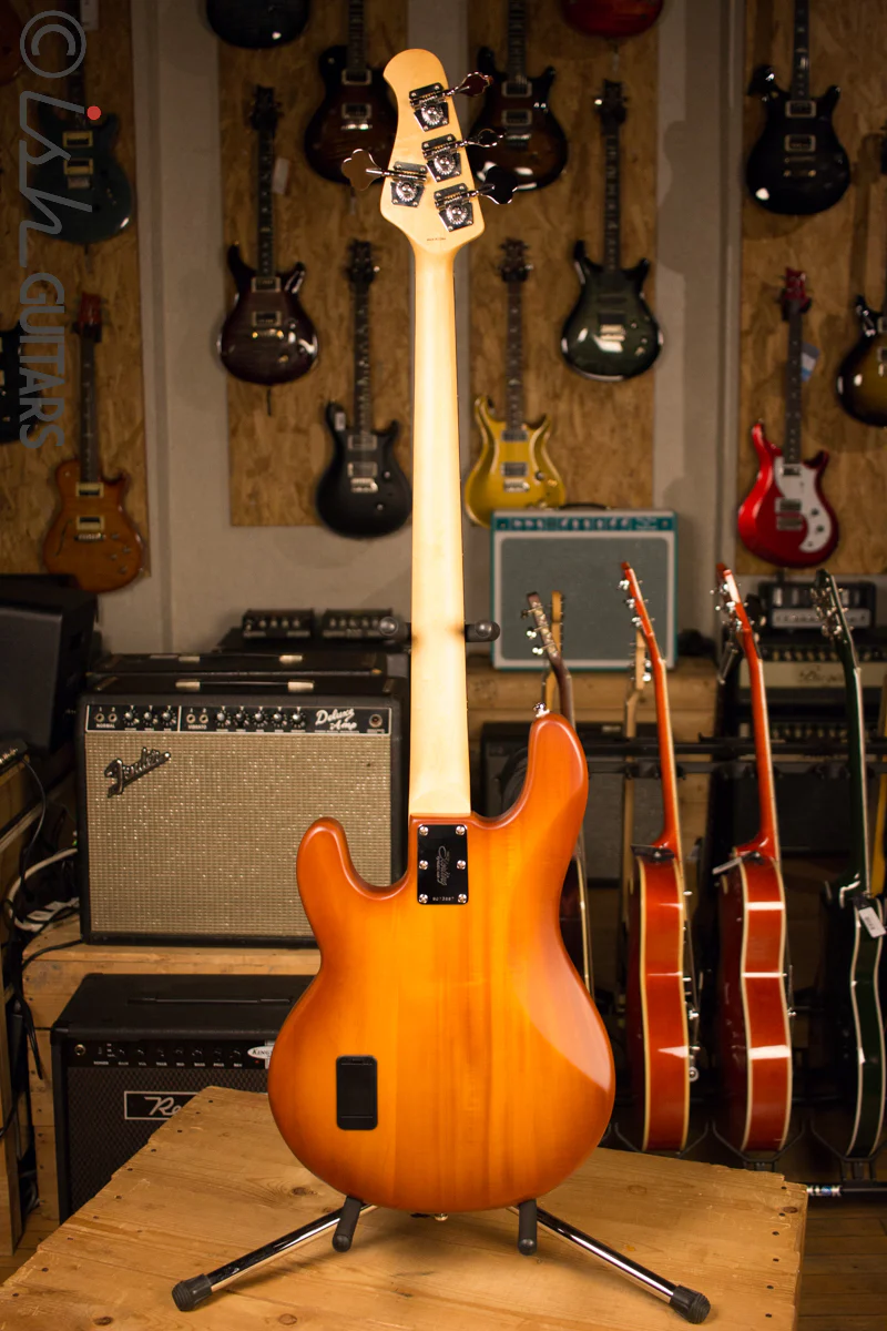 Sterling by Music Man Stingray 4 Satin Honey Burst - Image 9