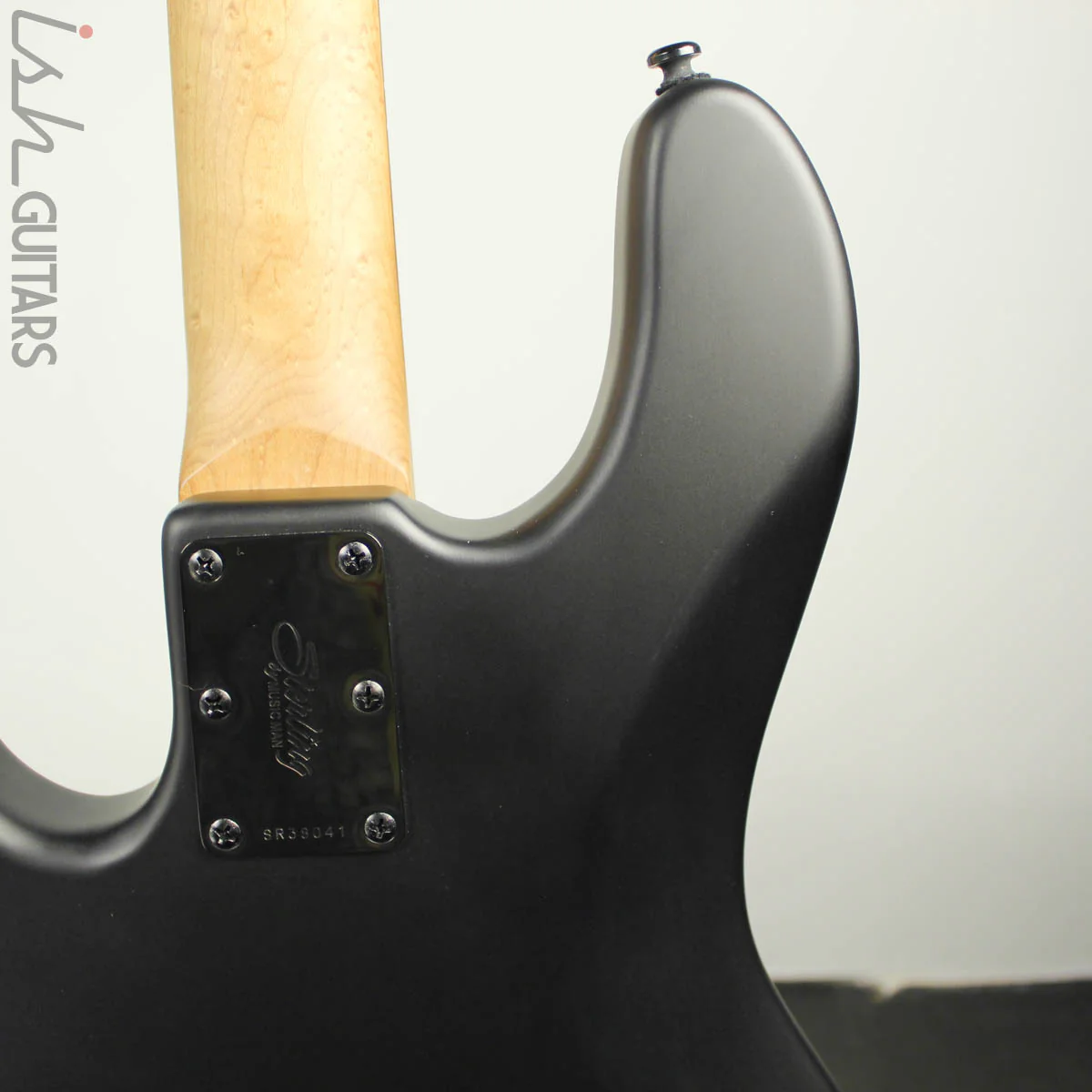 Sterling by Music Man StingRay Ray34PB Trans Black Satin w/ Bag B-STOCK - Image 12