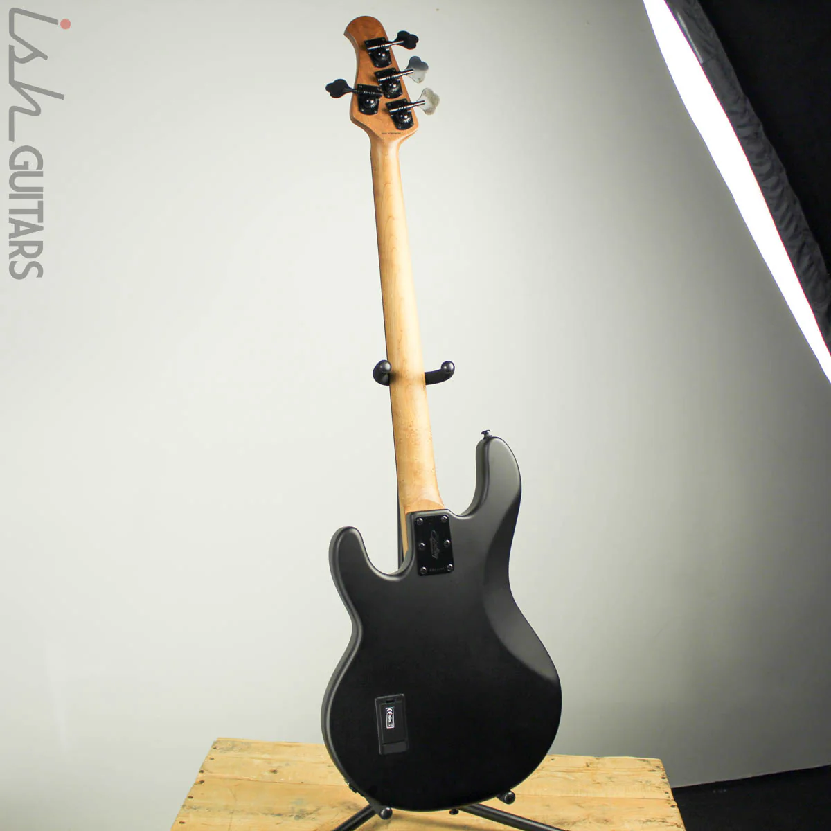 Sterling by Music Man StingRay Ray34PB Trans Black Satin w/ Bag B-STOCK - Image 8