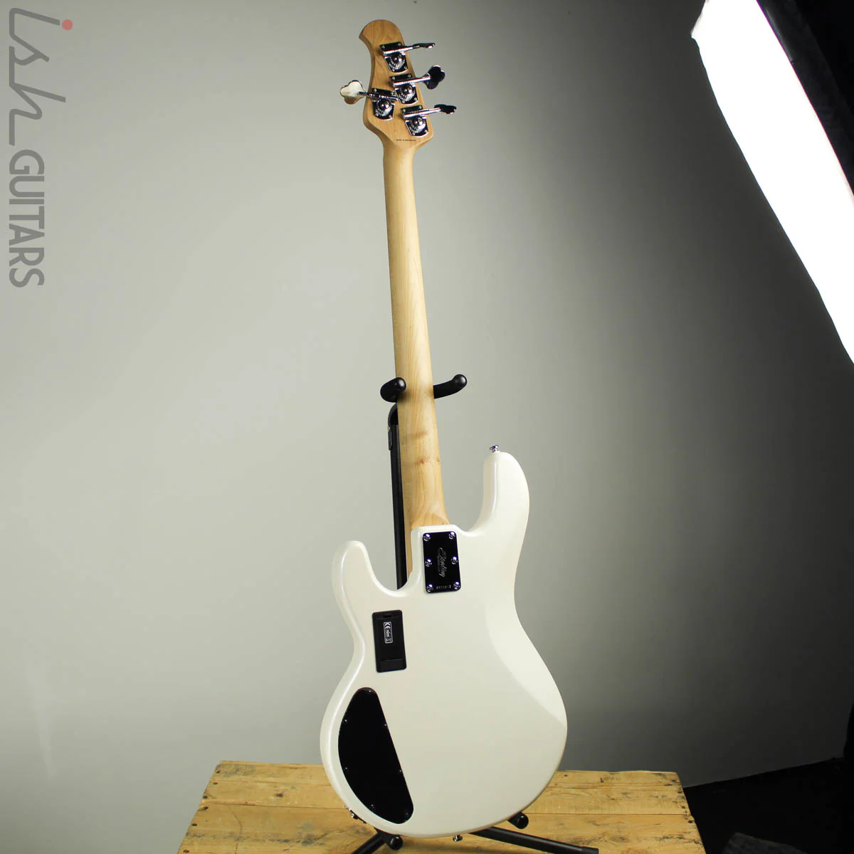 Sterling by Music Man StingRay Ray34HH Pearl White - Image 7
