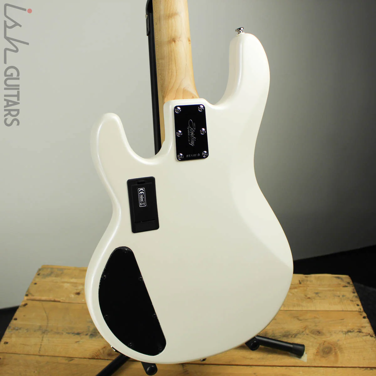 Sterling by Music Man StingRay Ray34HH Pearl White - Image 8