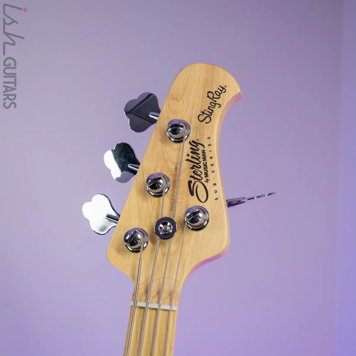 Sterling StingRay 4 String Black Bass Guitar - Image 7