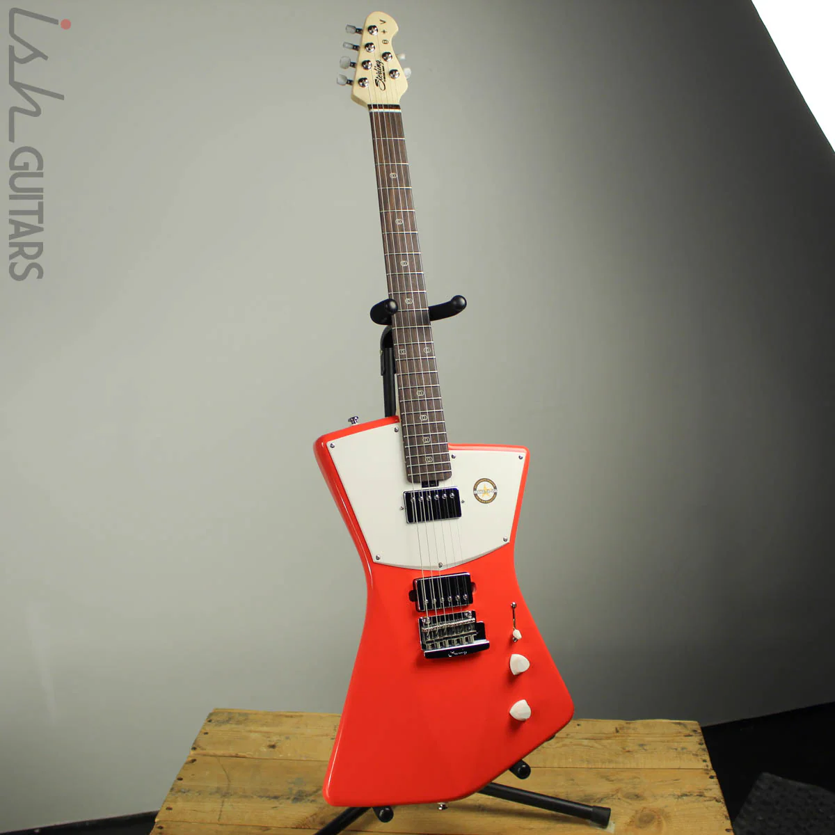 2019 Sterling by Music Man St. Vincent HH Fiesta Red STV60HH-FRD B-Stock - Image 2