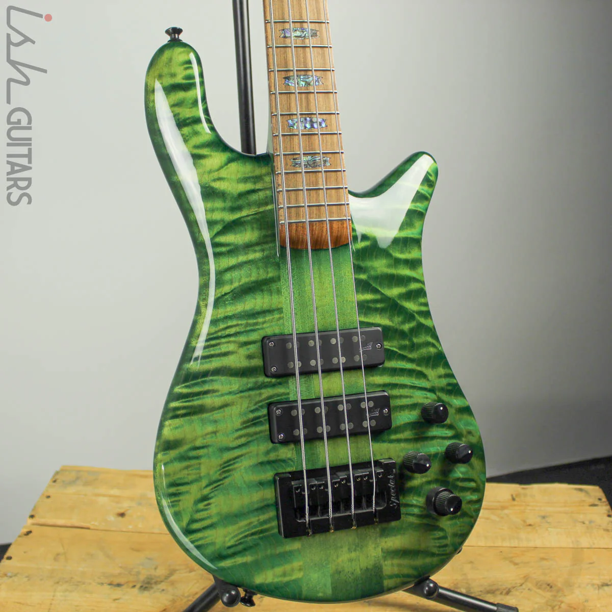 USA Spector NS-4 Custom Algae Green Helium Redwood 7.9 pounds!