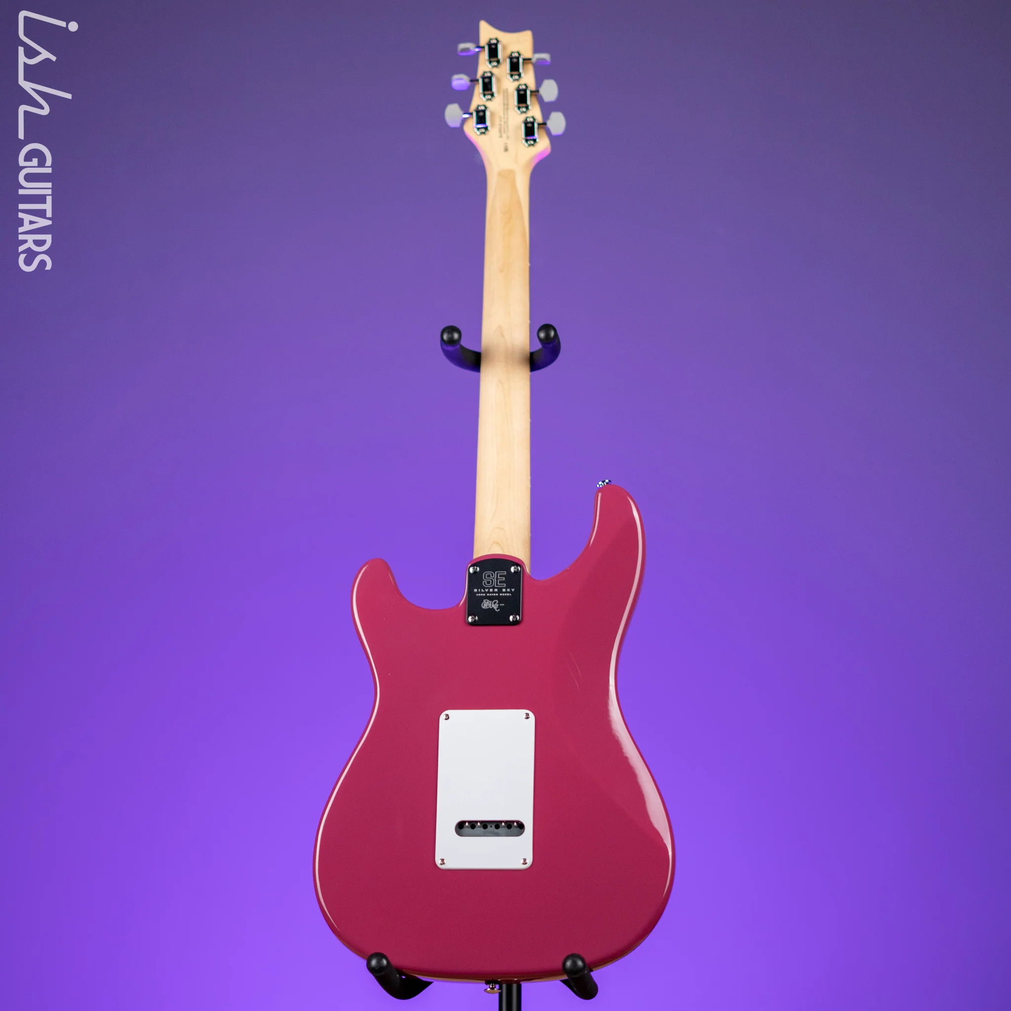 PRS SE Silver Sky Dragon Fruit Demo - Image 7