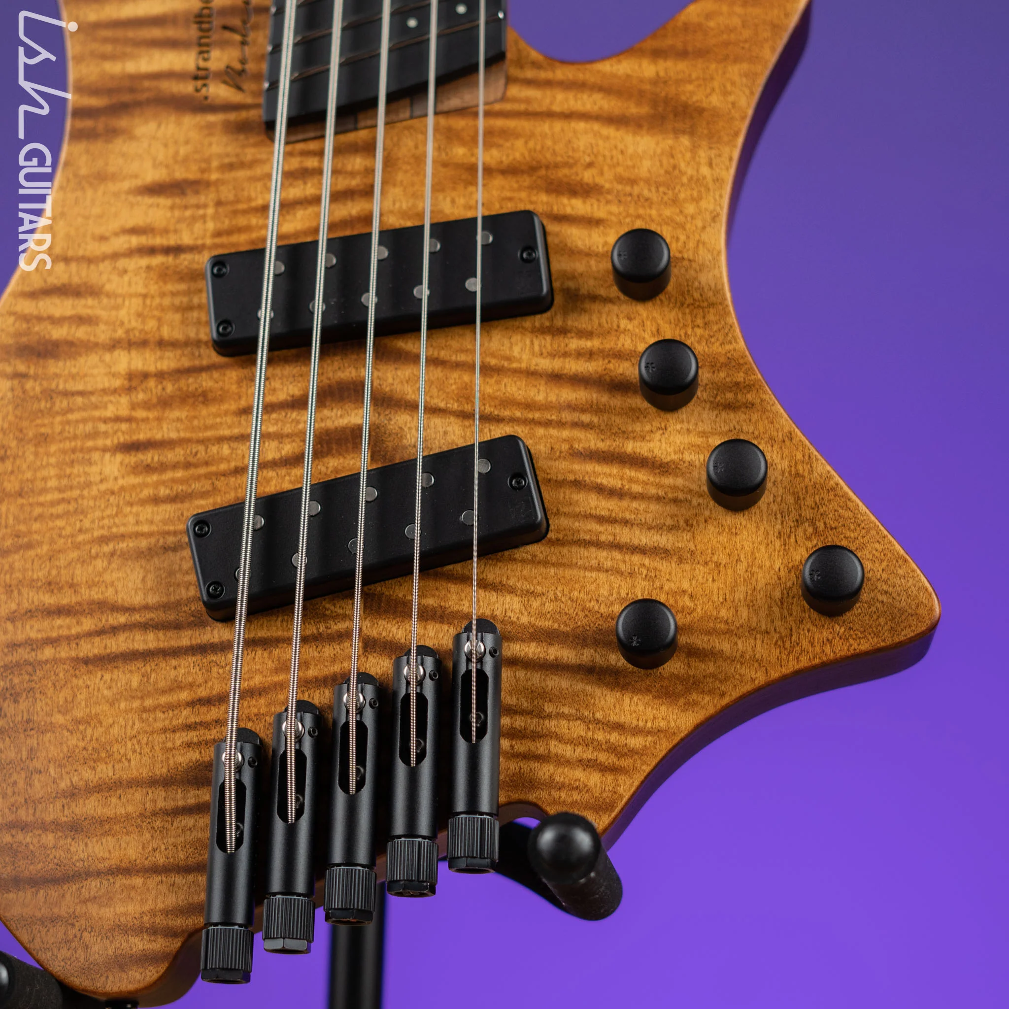 Strandberg Boden Bass Prog 5 Richlite Fretboard Brown Demo - Image 4