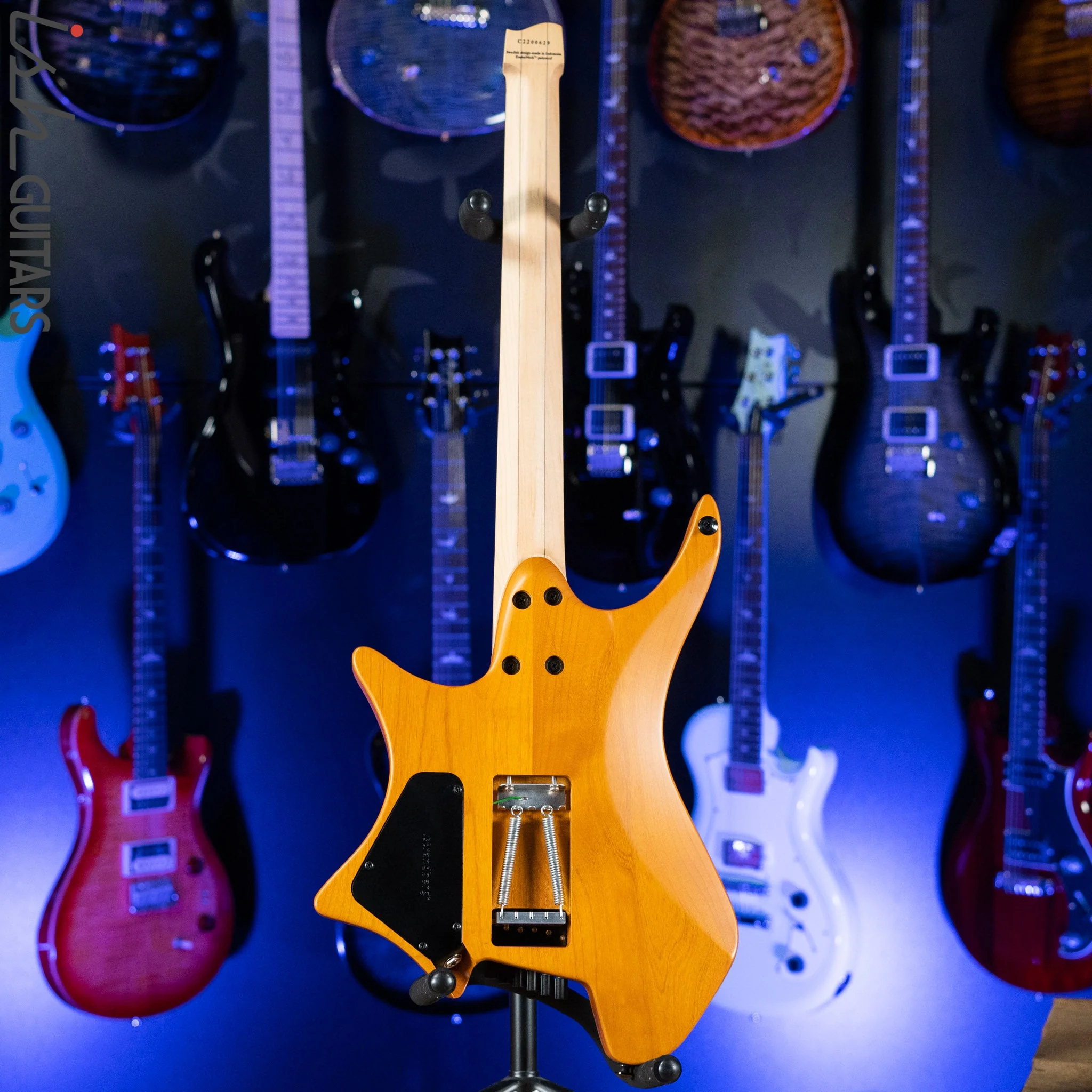 Strandberg Boden Fusion NX 6 Multiscale Headless Guitar Amber Yellow - Image 6