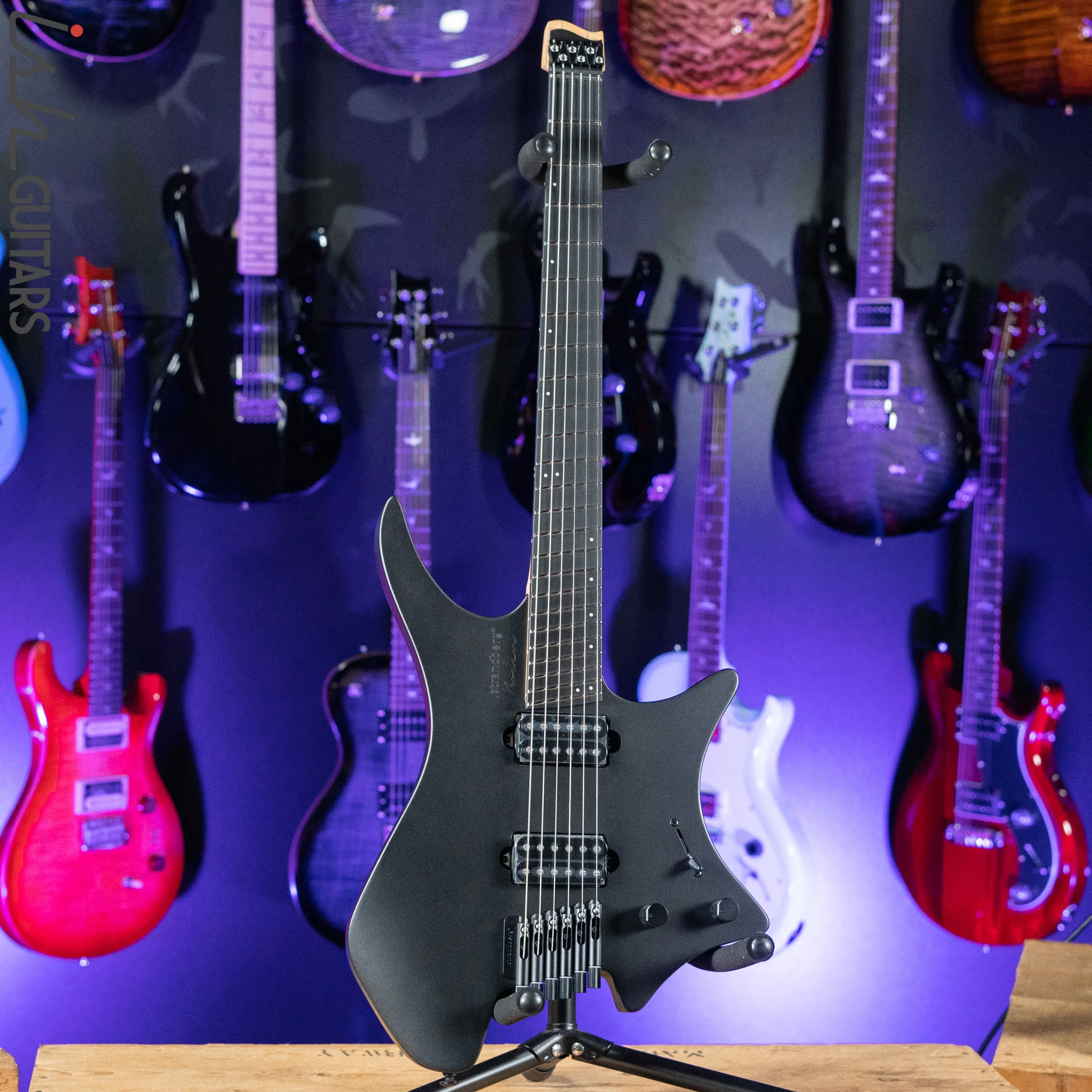Strandberg Boden Metal NX 6 Multiscale Headless Guitar Black Granite Demo - Image 2