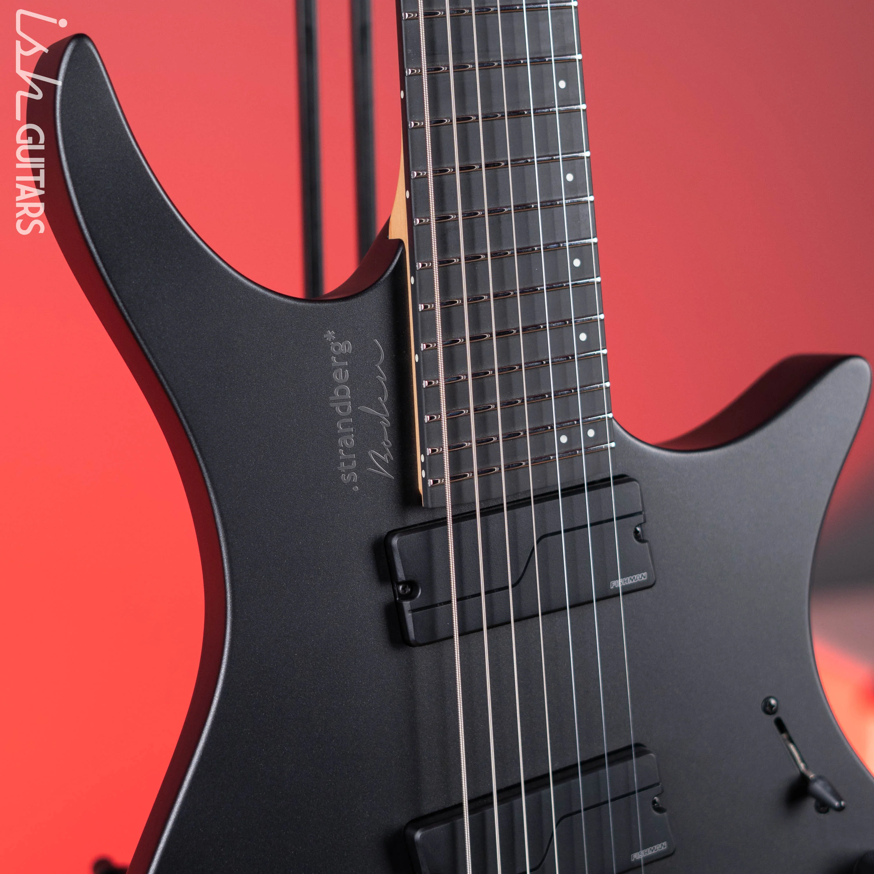 Strandberg Boden Metal NX 7 Multiscale Headless Guitar Black Granite - Image 3