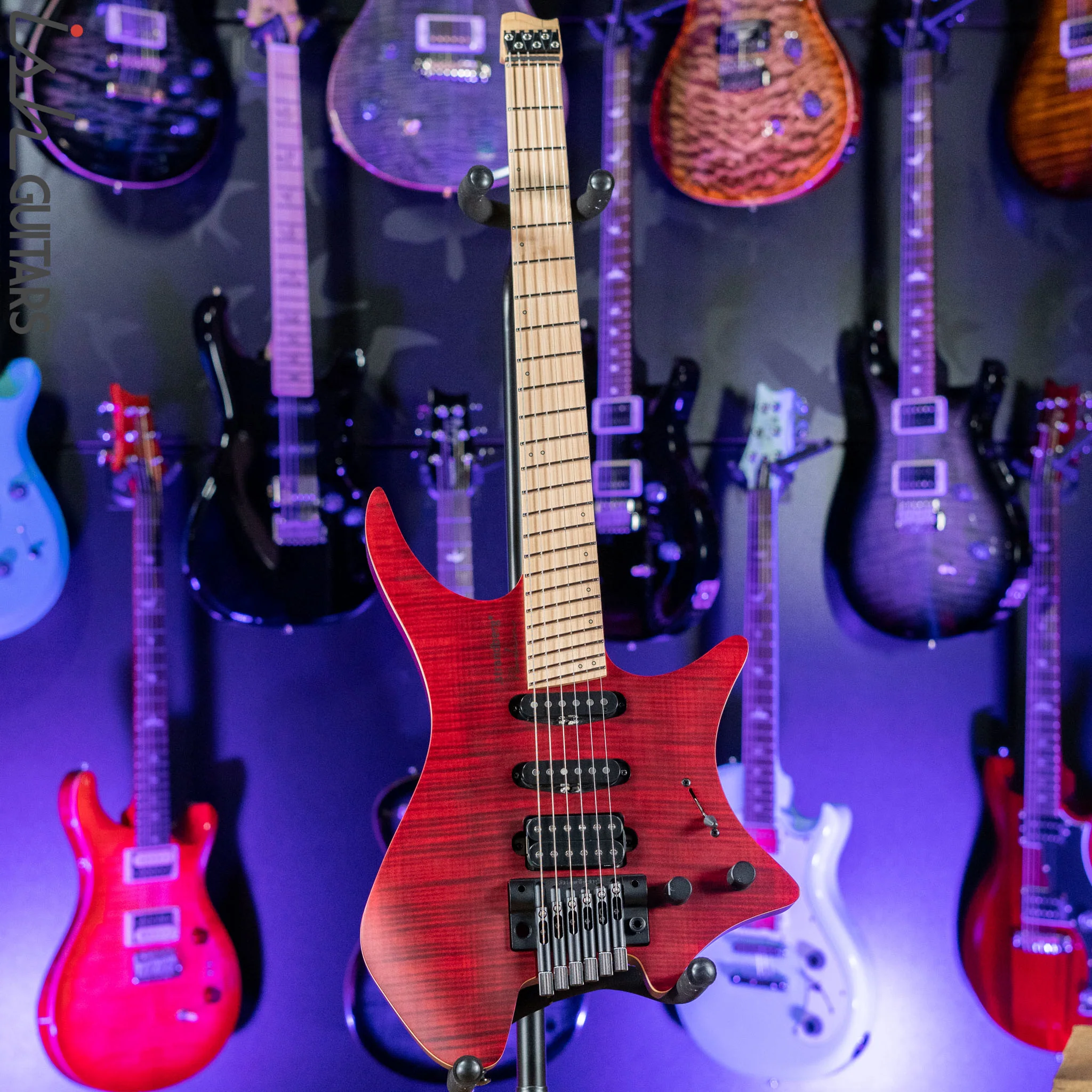 Strandberg Boden Standard NX 6 Multiscale Headless Guitar Tremolo Red - Image 2