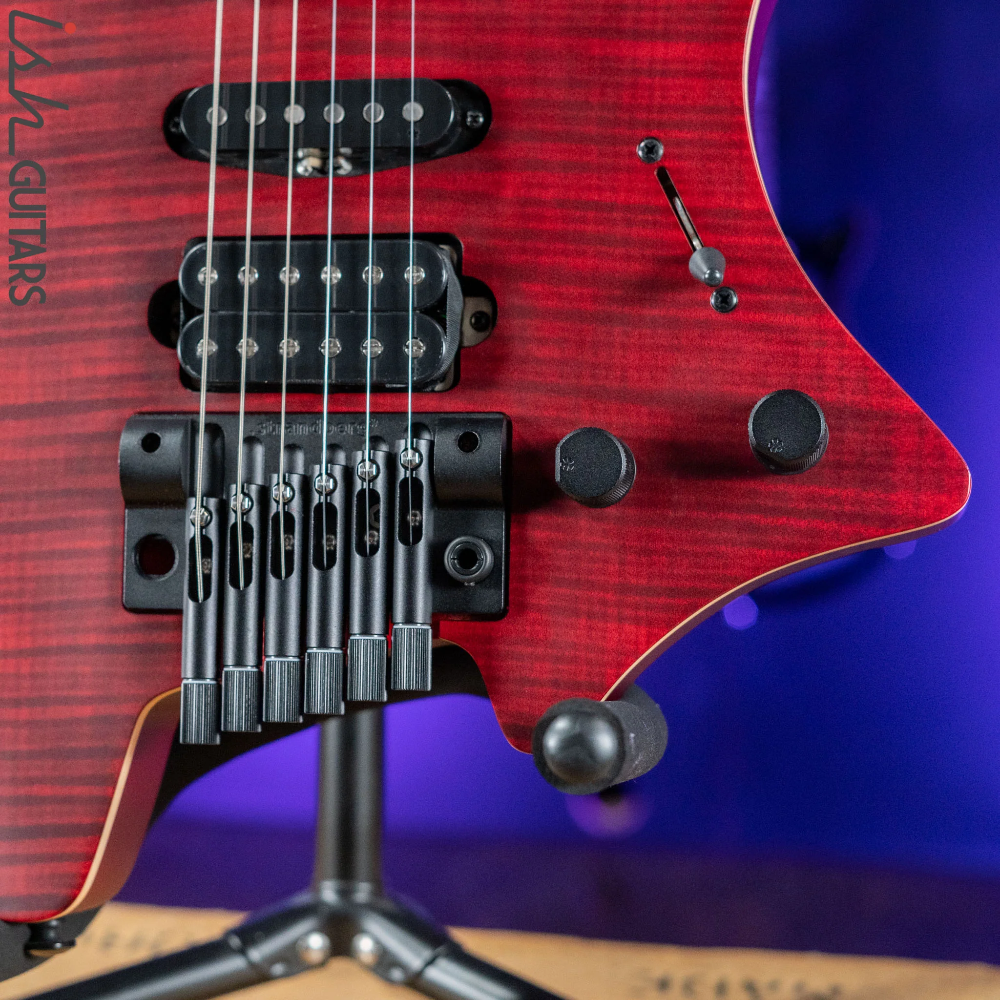 Strandberg Boden Standard NX 6 Multiscale Headless Guitar Tremolo Red - Image 4