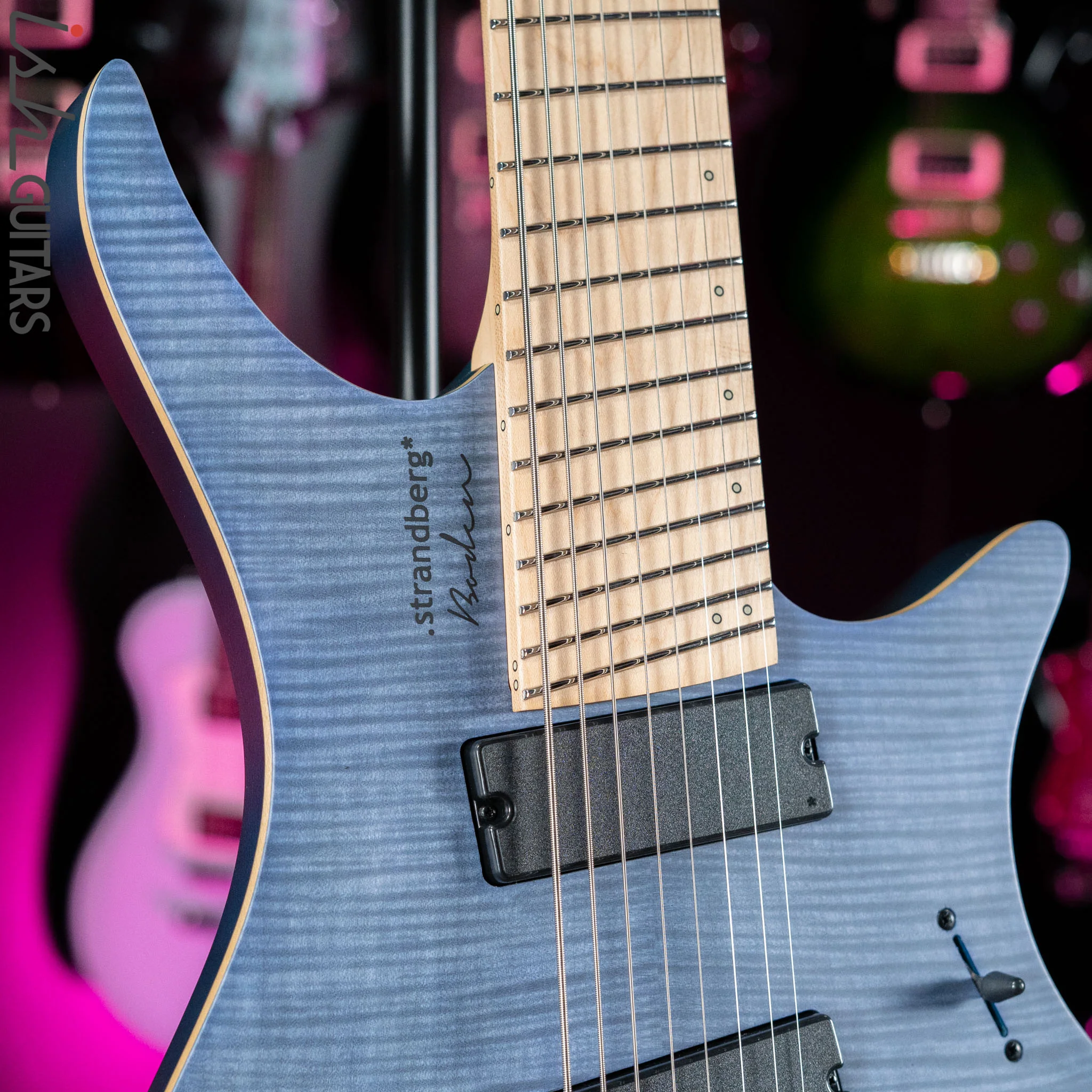 Strandberg Boden Standard NX 8 Multiscale Headless Guitar Blue - Image 3