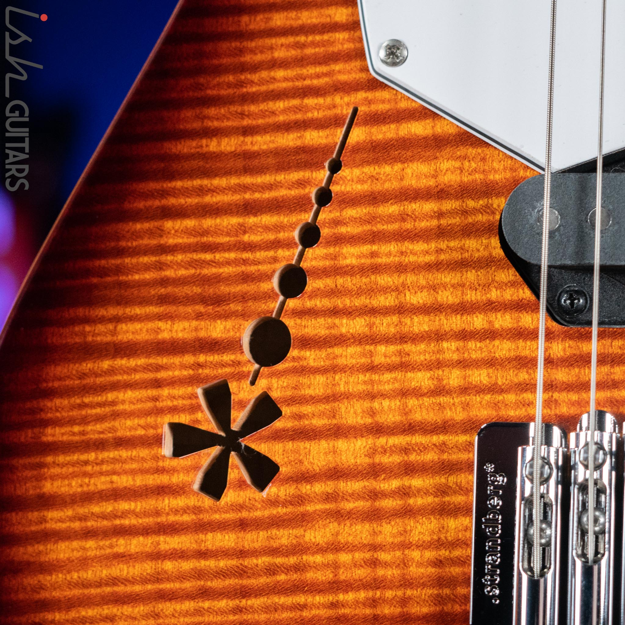 Strandberg Salen Deluxe NX 6 Multiscale Headless Guitar Vintage Burst Gloss - Image 5