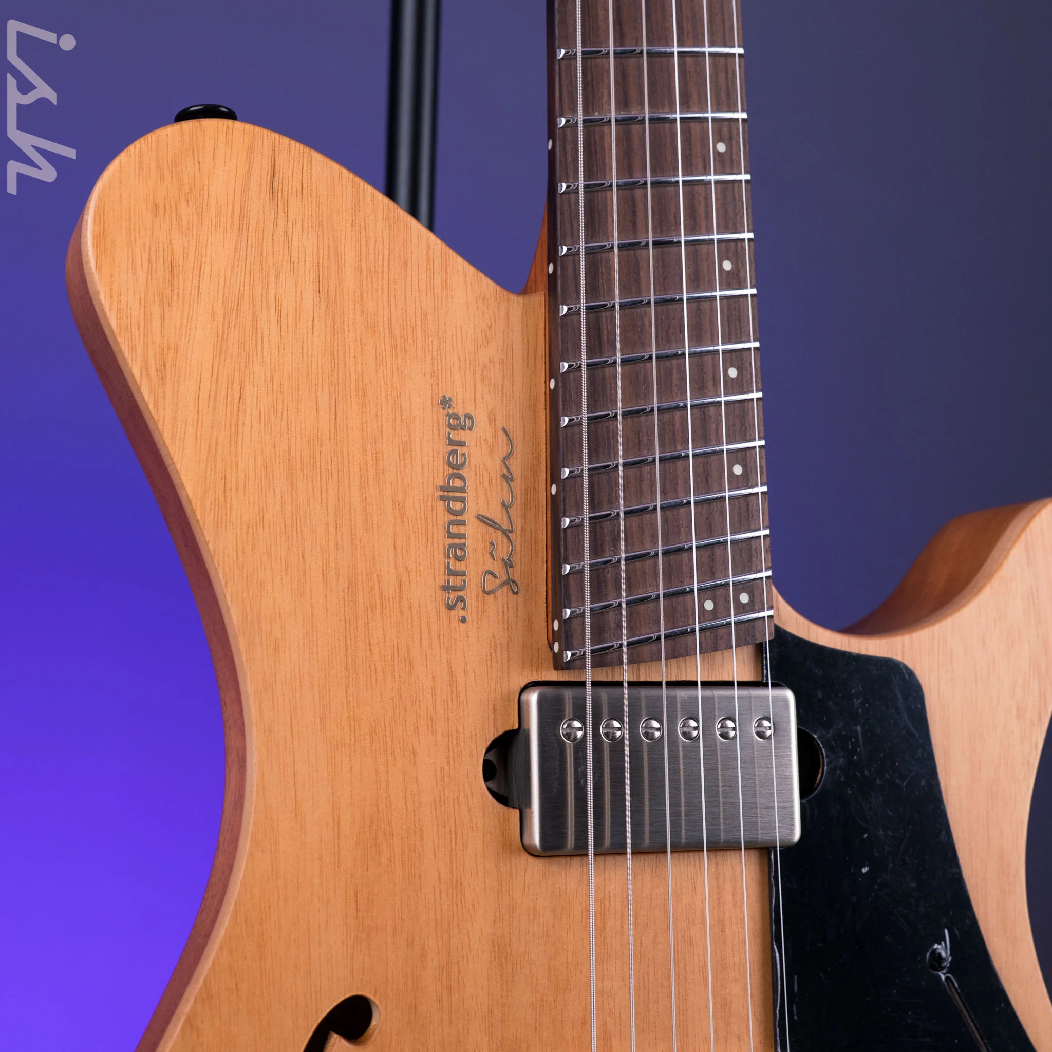 Strandberg Sälen Jazz NX 6 Electric Guitar Natural - Image 4