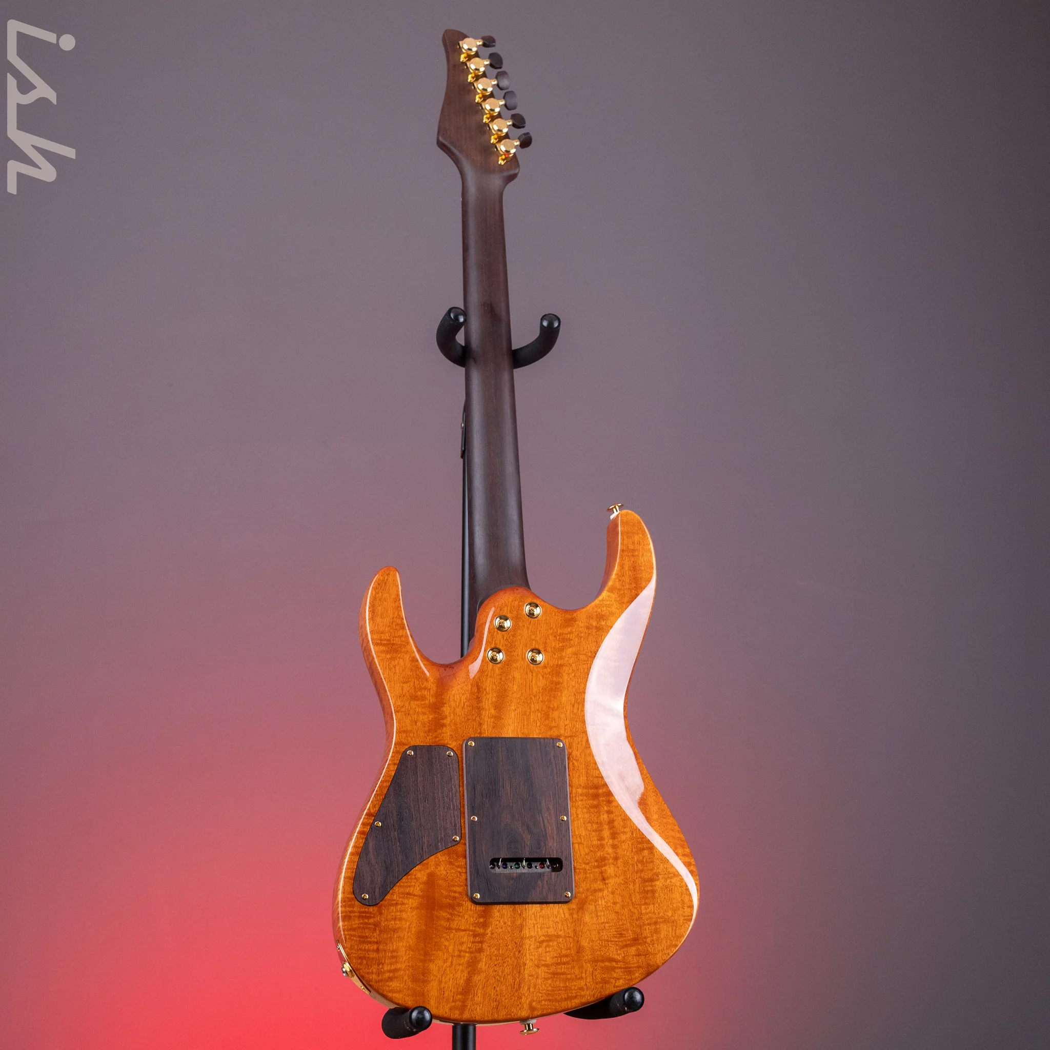 2015 Suhr Modern Carve Natural Top Figured Redwood Collection #27214 - Image 8