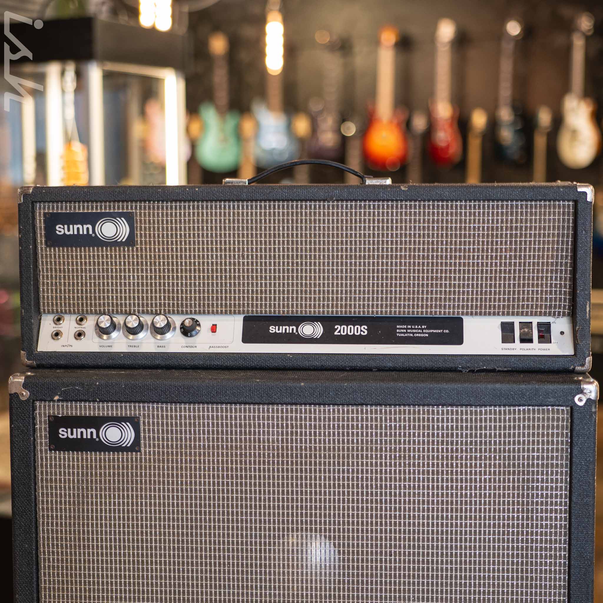 Sunn 2000s Bass Amp Head & Sunn Bass Cabinet - Image 4