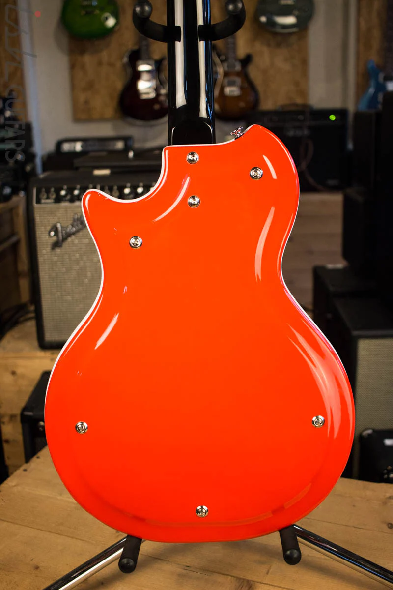 Supro 1572VPR Belmont Vibrato Single Pickup Americana Series Electric Guitar Poppy Red - Image 7