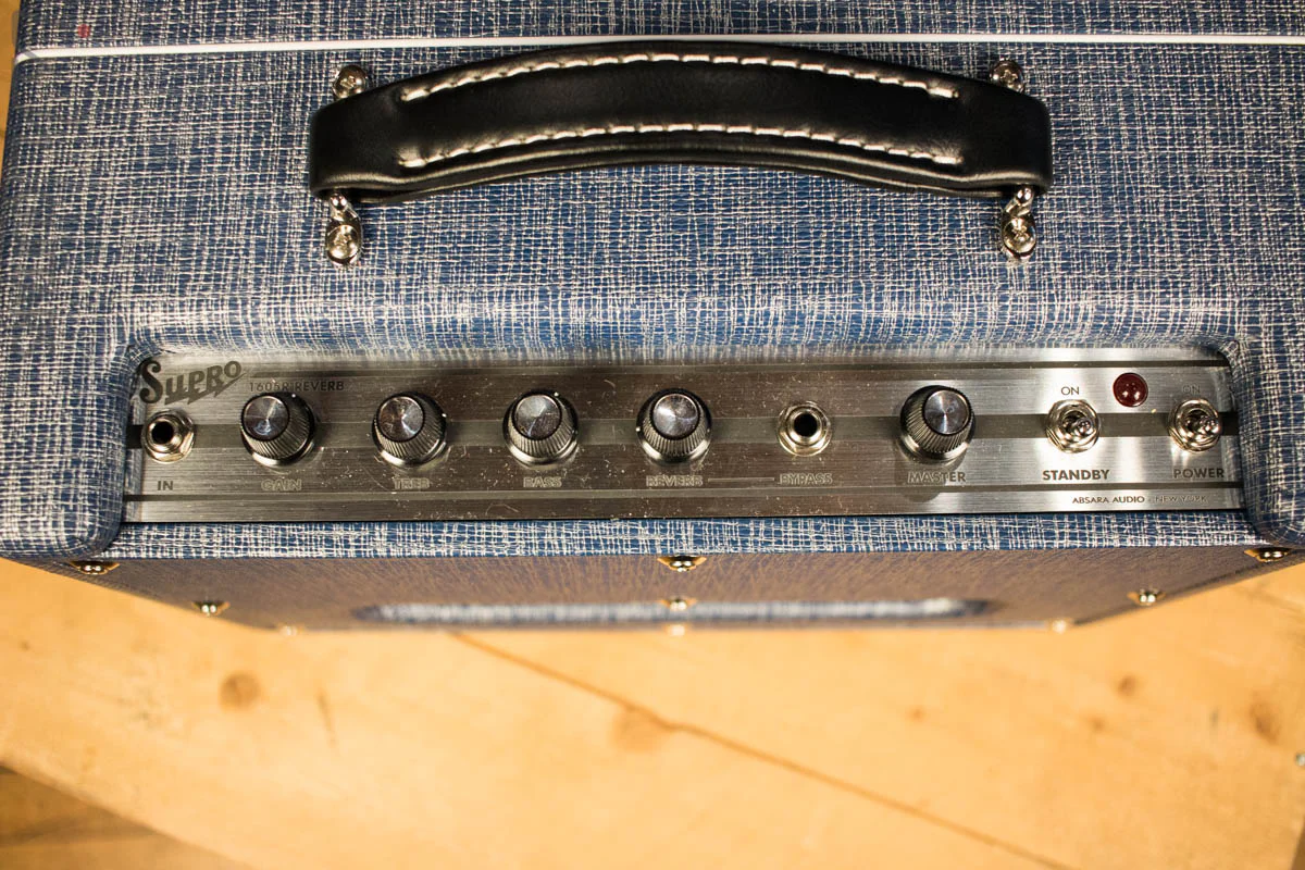Supro 1605R Reverb 5W 1x8 Tube Guitar Combo Amp MINT - Image 7