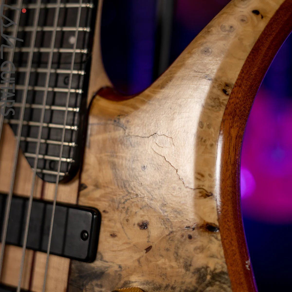 Surine Quest Series I 5-String Bass Natural Buckeye Burl - Image 17