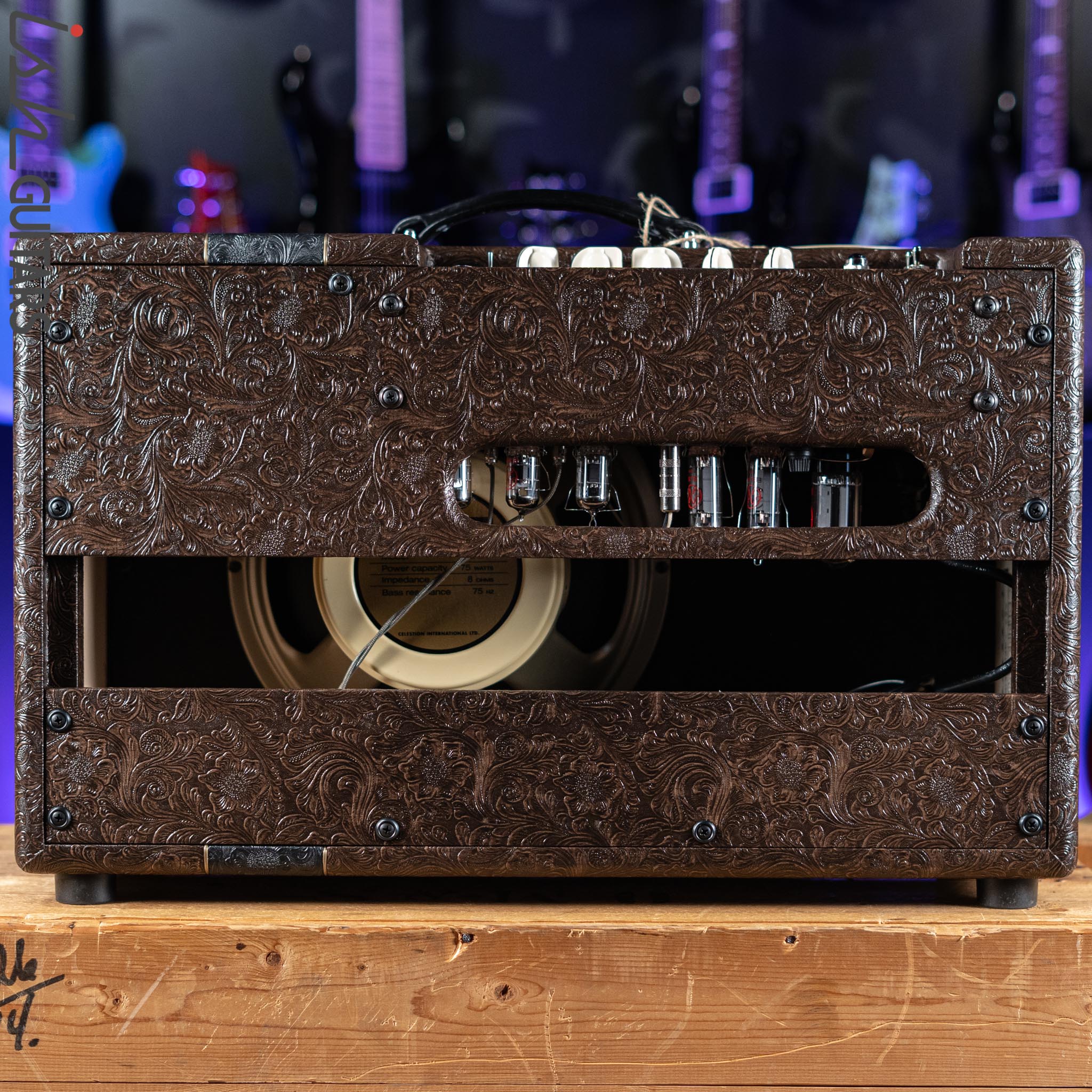 Swart MOD 84 1x12 Combo Brown Western Tolex Stripe - Image 2