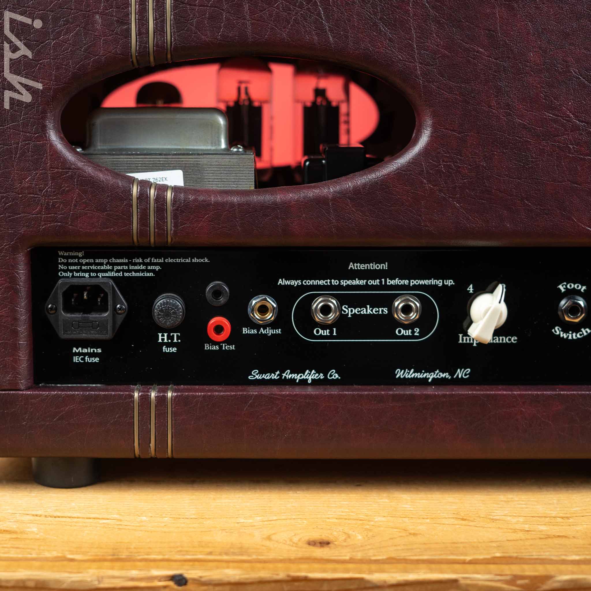 Swart Space Tone ST-45 45W Guitar Amp Head Wine Taurus - Image 11