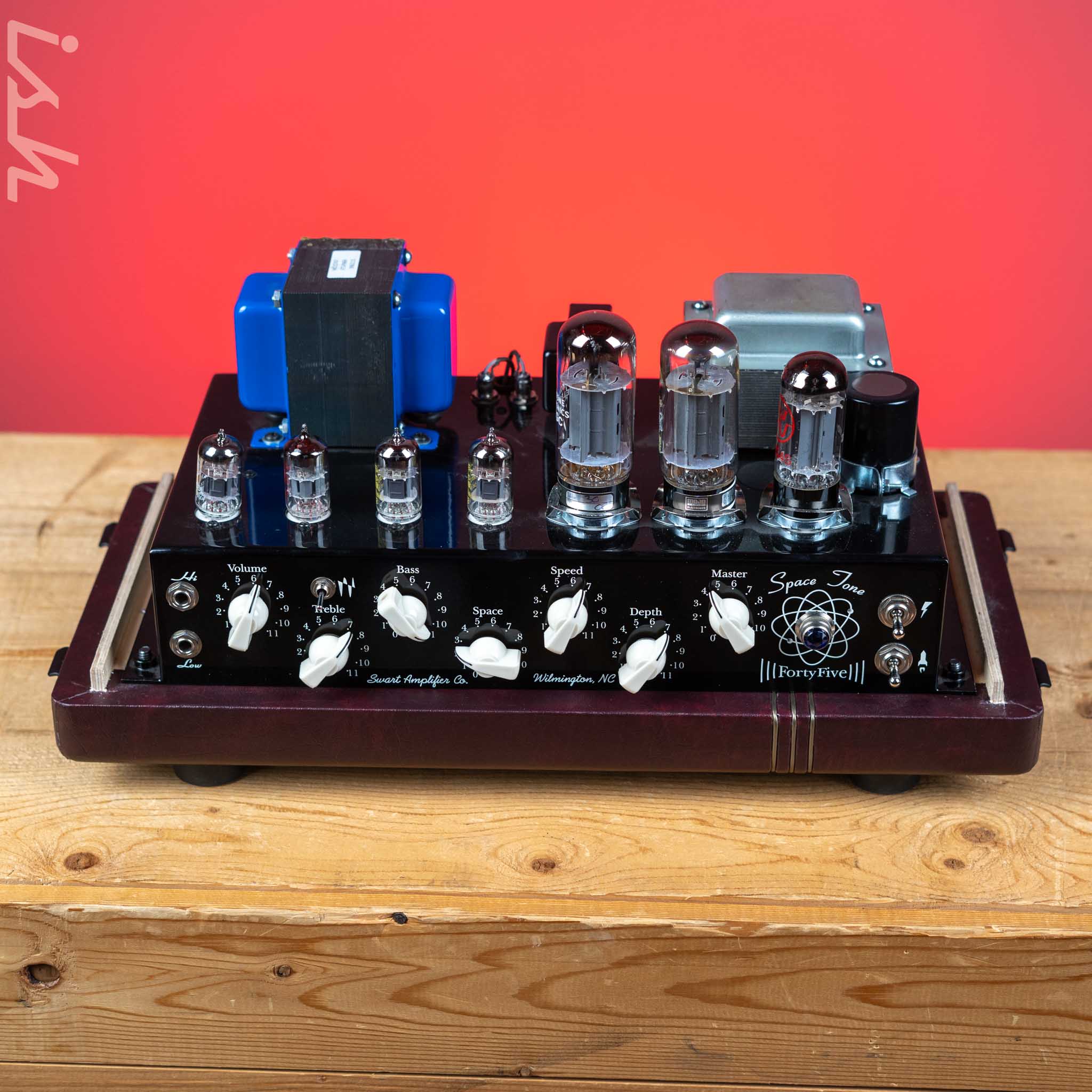 Swart Space Tone ST-45 45W Guitar Amp Head Wine Taurus - Image 5
