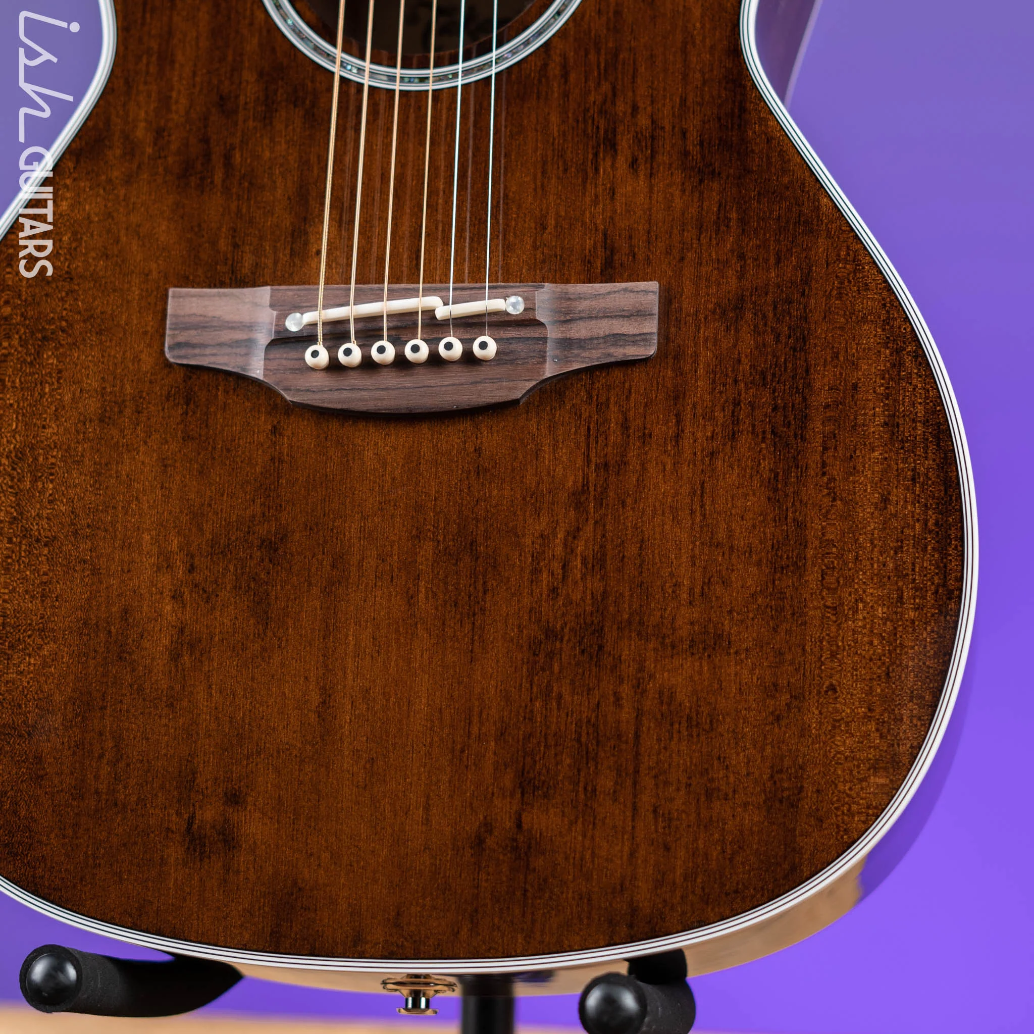 Takamine CP3NY ML New Yorker Acoustic-Electric Guitar Molasses - Image 4