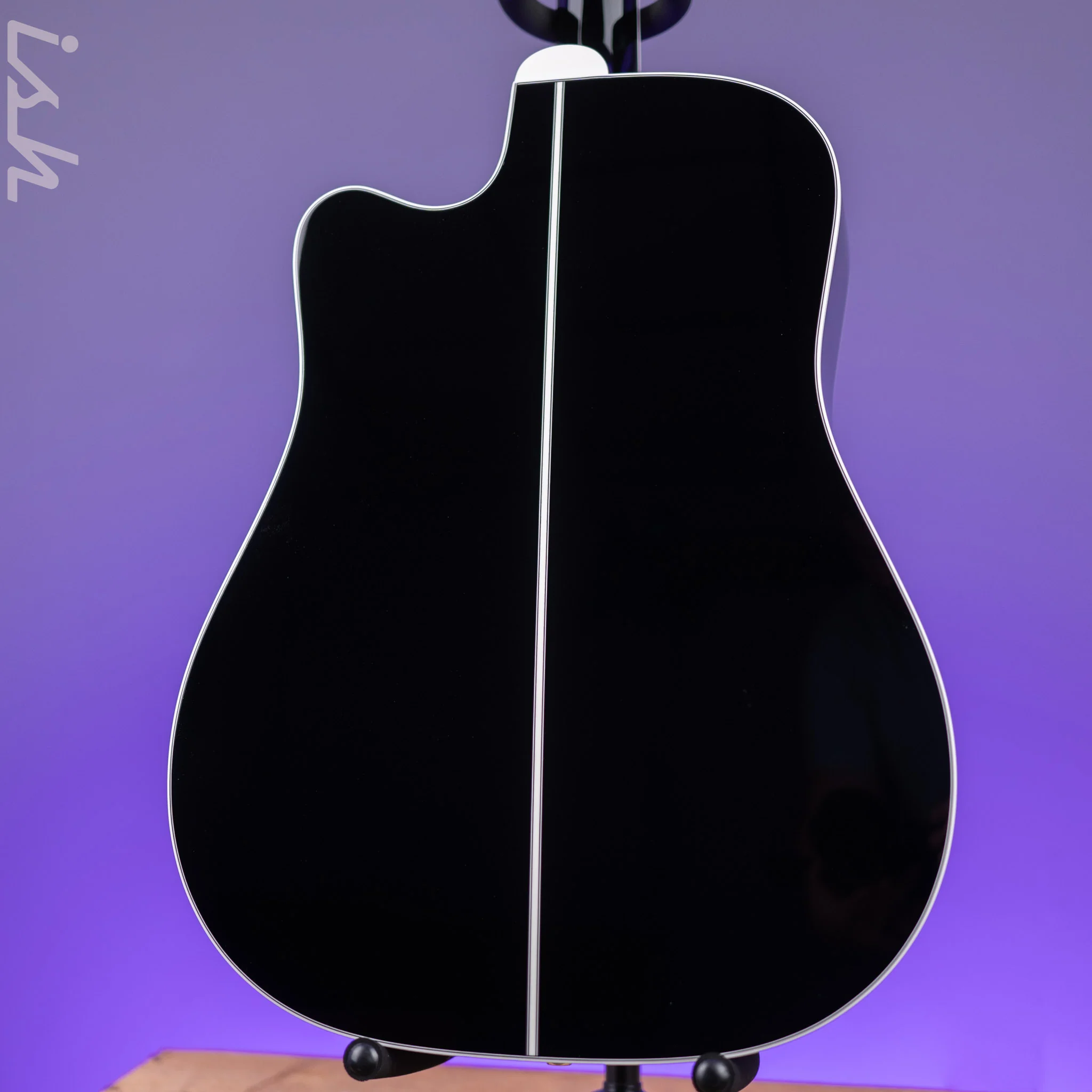 Takamine EF341DX Acoustic-Electric Guitar Black Demo - Image 7