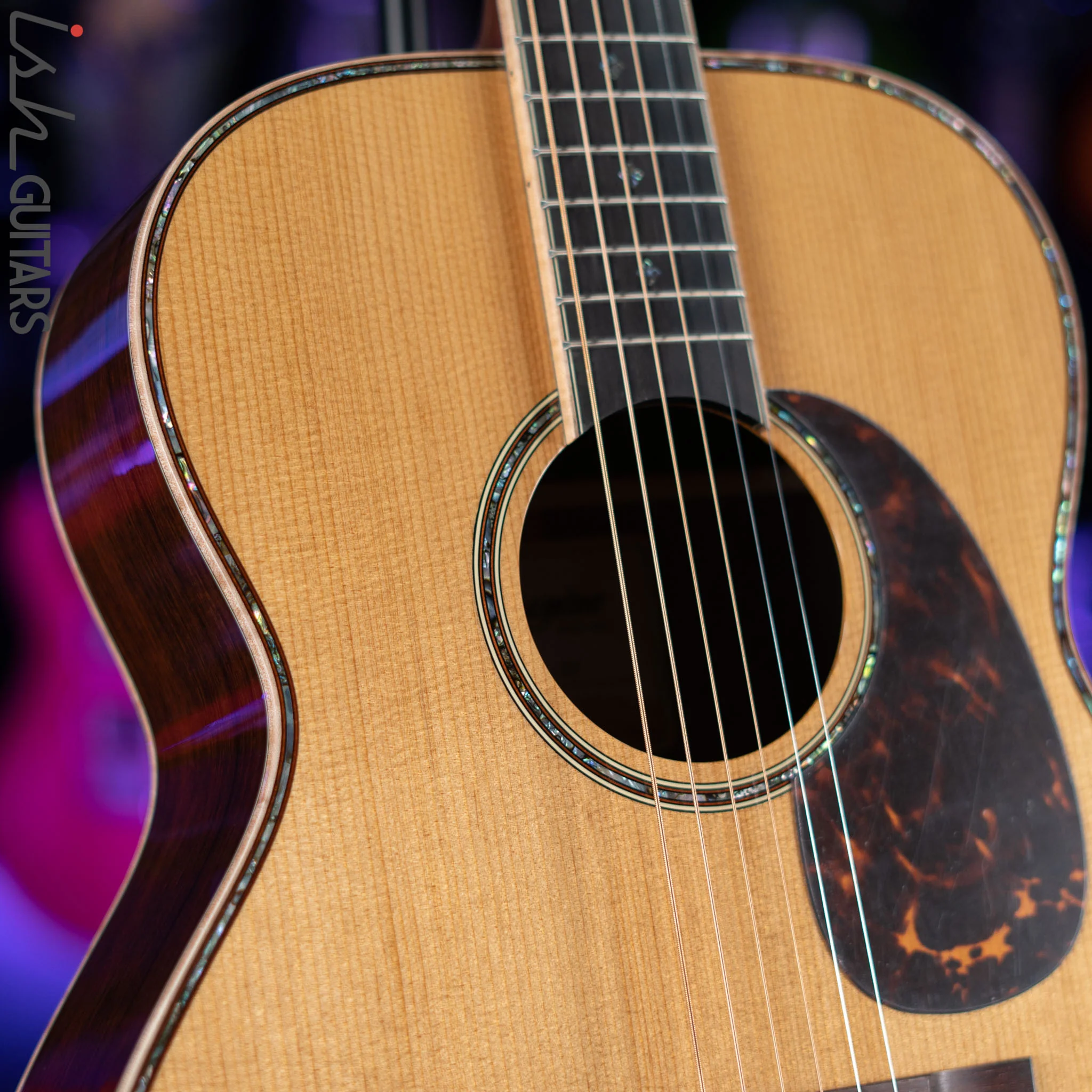 Takamine EF75M-TT Natural Solid Thermal Spruce Acoustic-Electric Guitar - Image 4