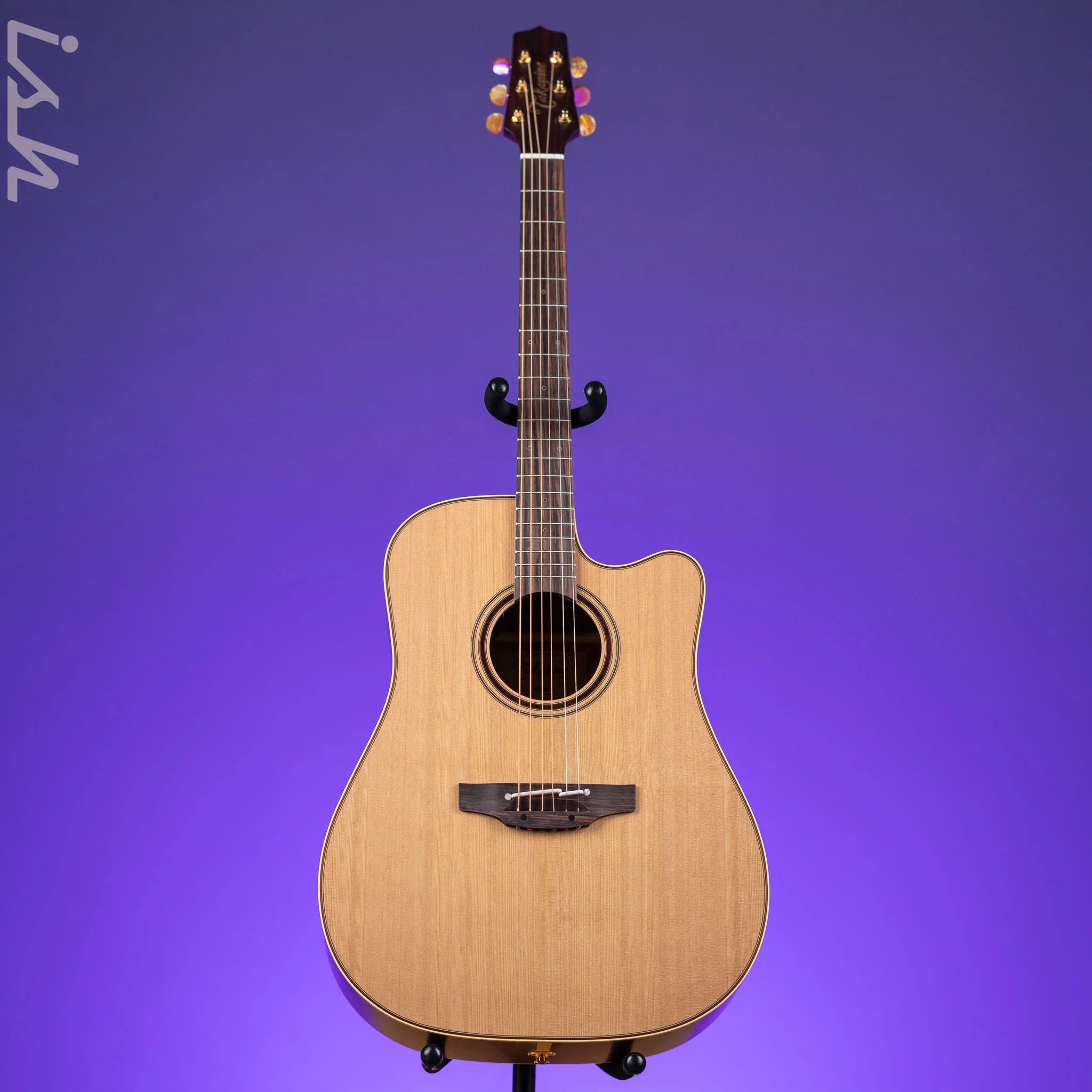 Takamine P3DC Dreadnought Cutaway Acoustic Electric Guitar Natural - Image 2