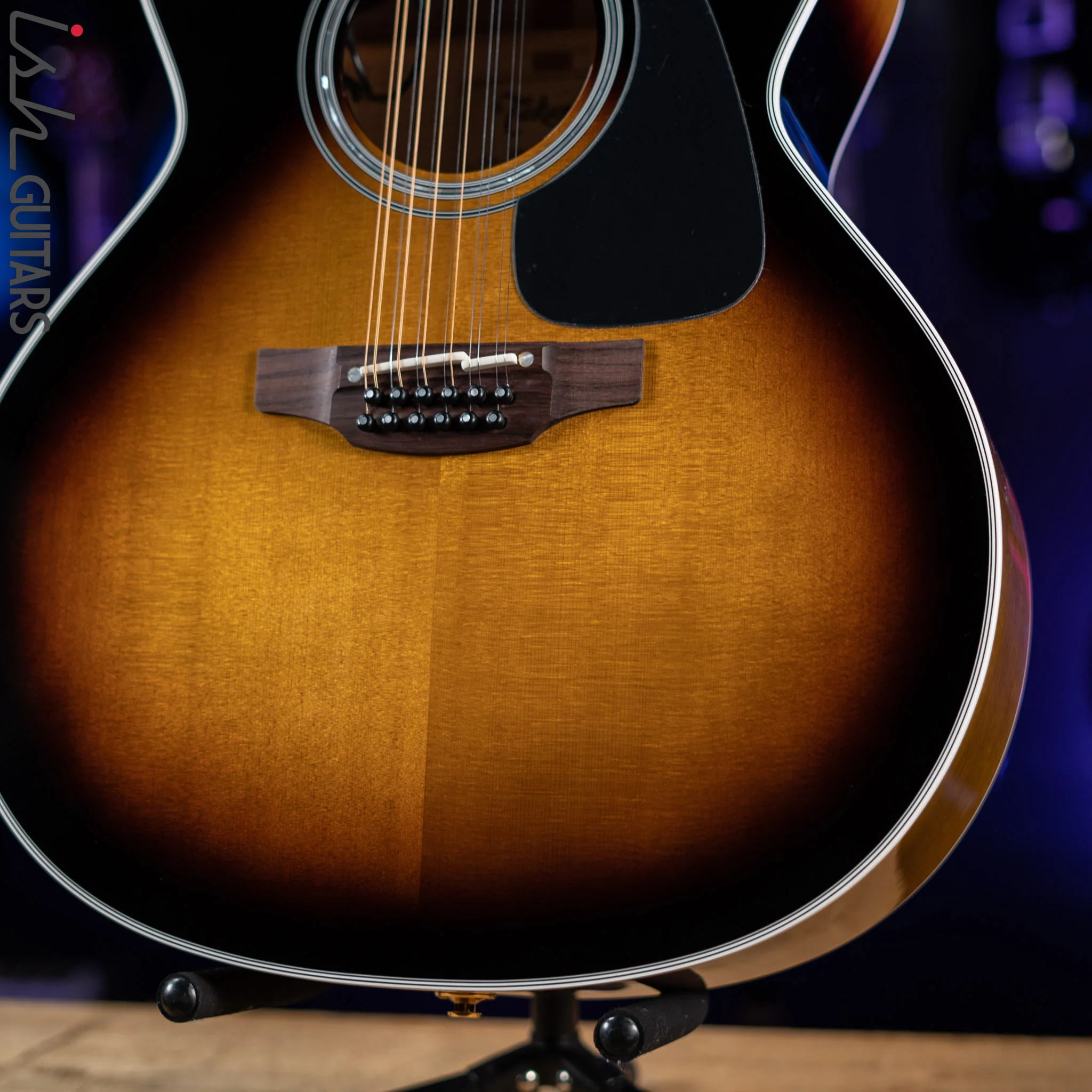 Takamine P6JC-12 Jumbo 12-String Acoustic-Electric Guitar Sunburst - Image 4