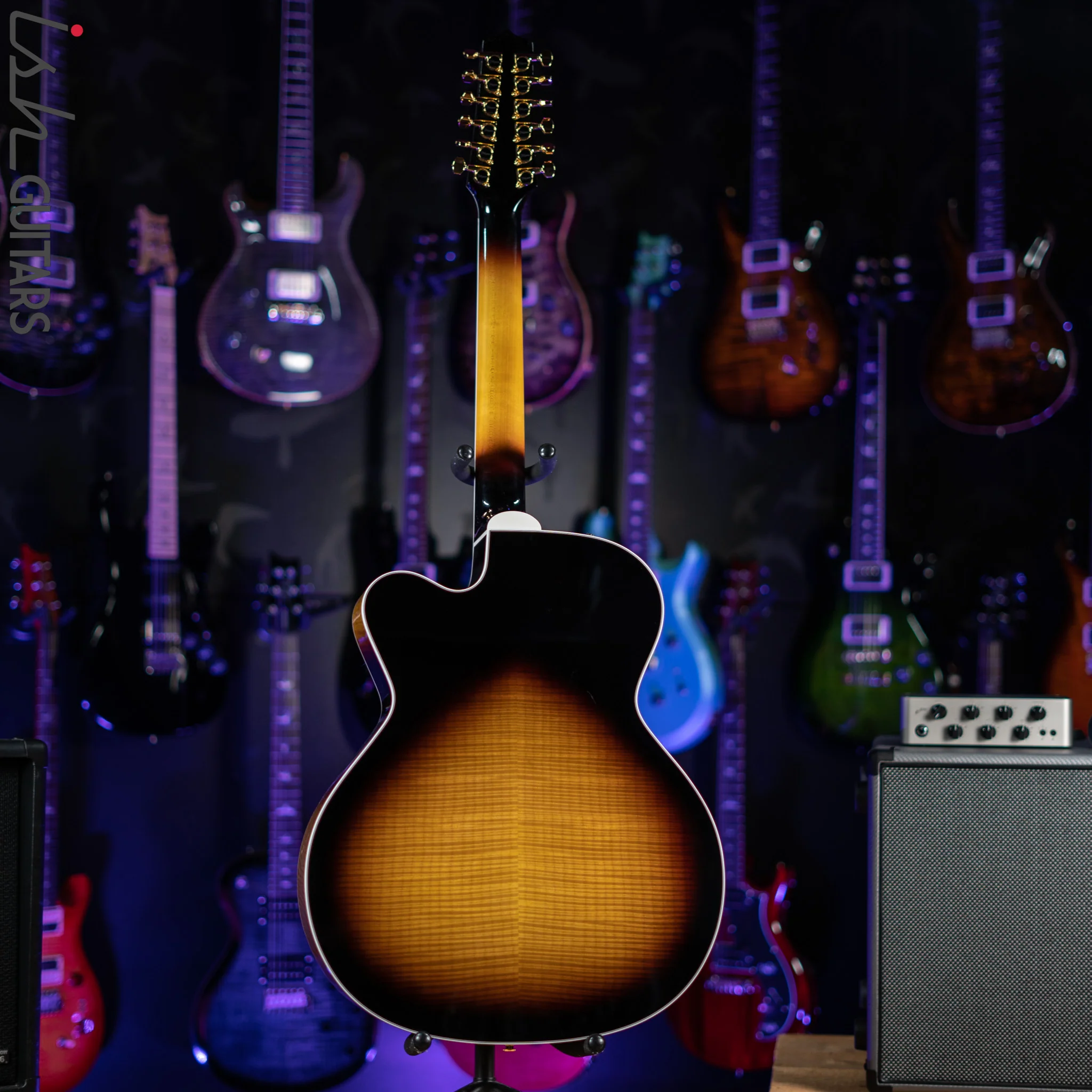 Takamine P6JC-12 Jumbo 12-String Acoustic-Electric Guitar Sunburst - Image 7