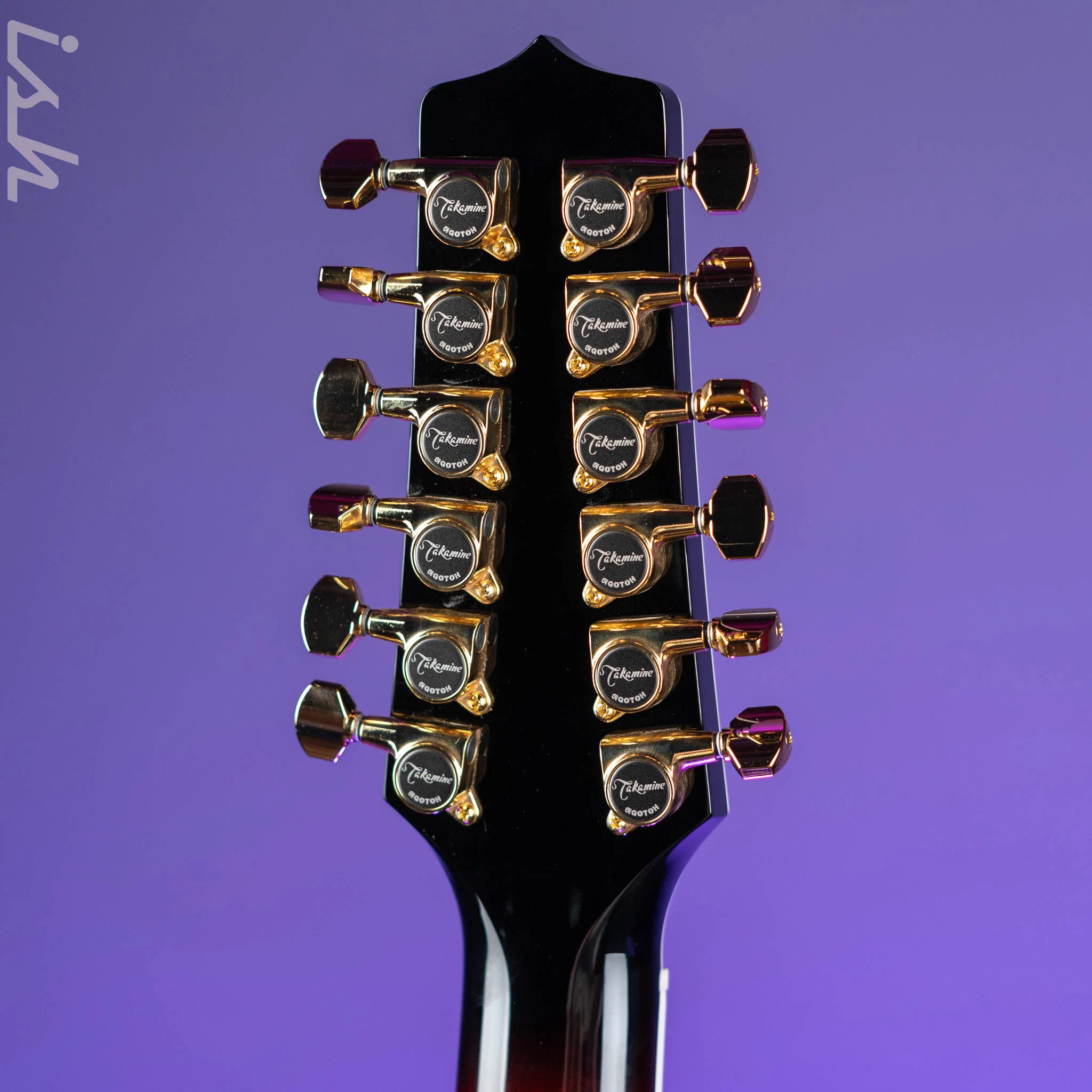 Takamine P6JC-12 Pro Series Jumbo 12-String Acoustic-Electric Brown Sunburst Gloss - Image 10