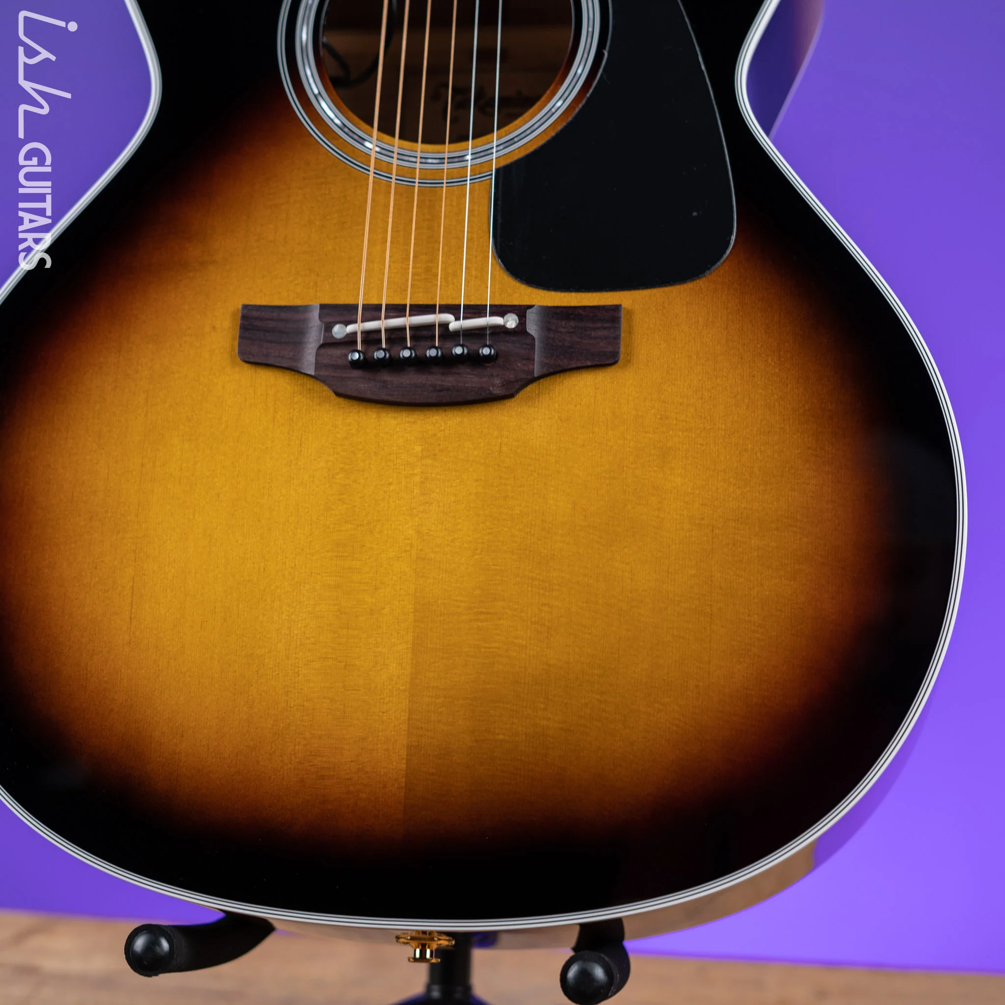 Takamine P6JC Jumbo Acoustic-Electric Guitar Brown Sunburst Gloss Demo - Image 4