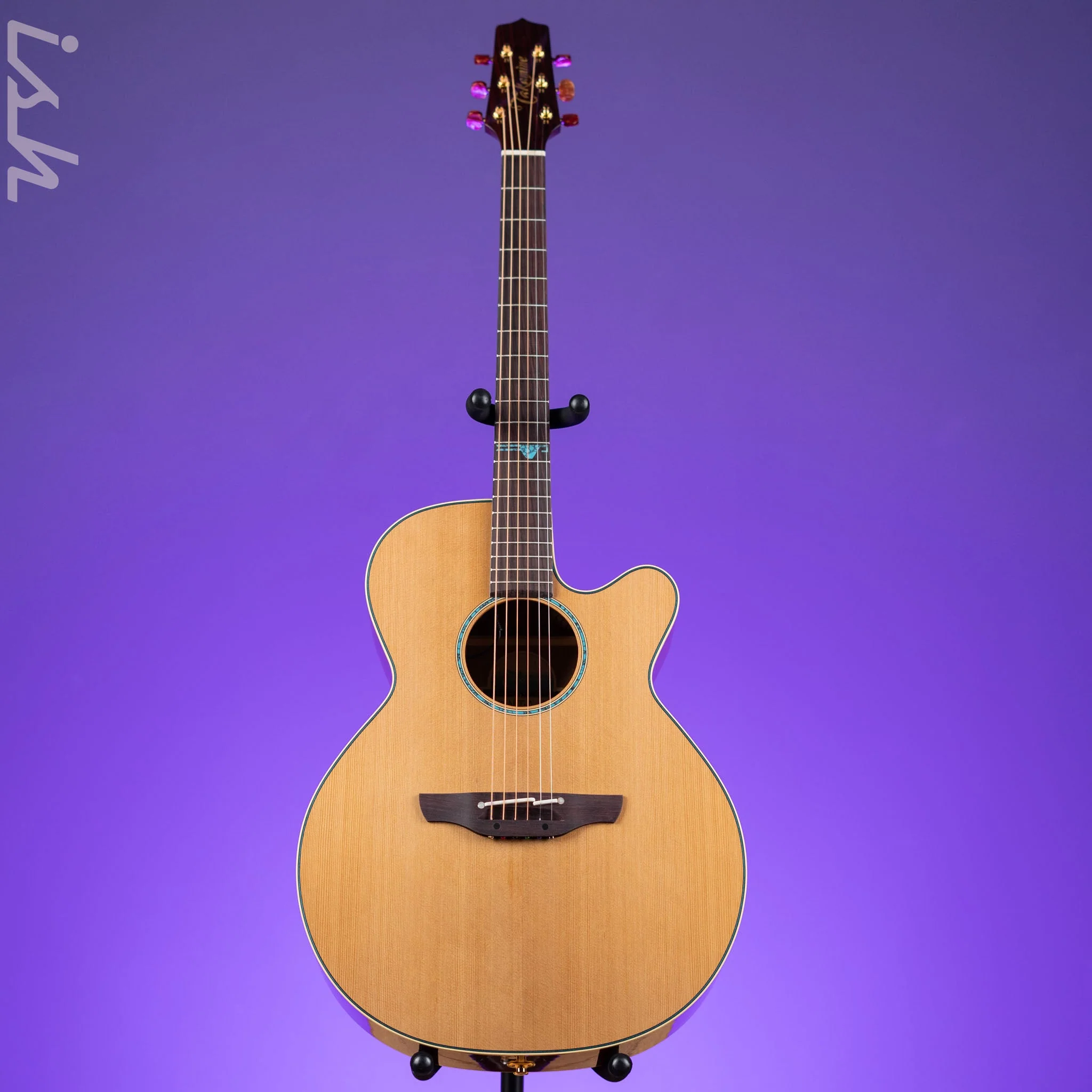 Takamine Santa Fe TSF40C Acoustic-Electric Guitar Natural - Image 2