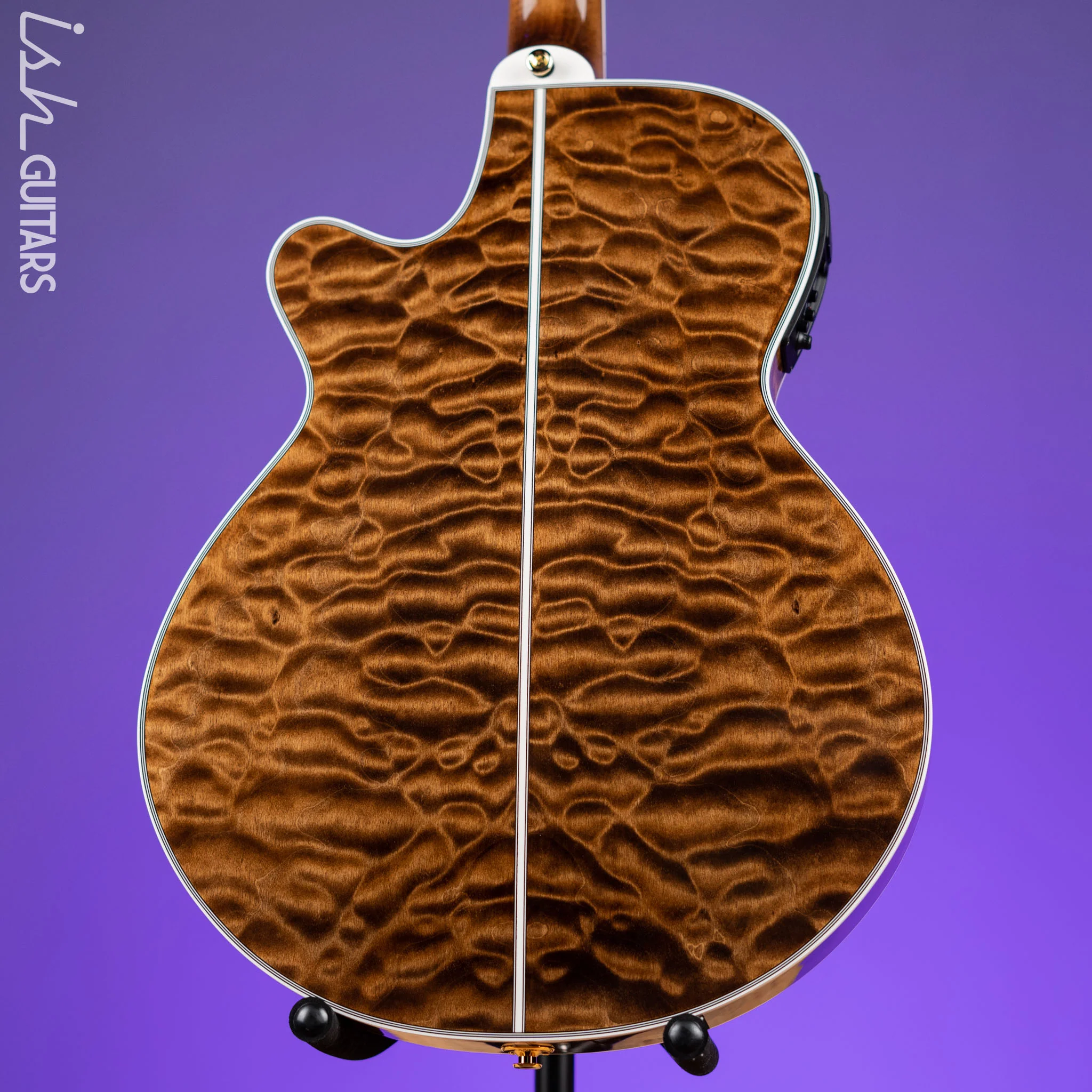 Takamine TSP100 Acoustic-Electric Guitar Gloss Vintage Tobacco - Image 7