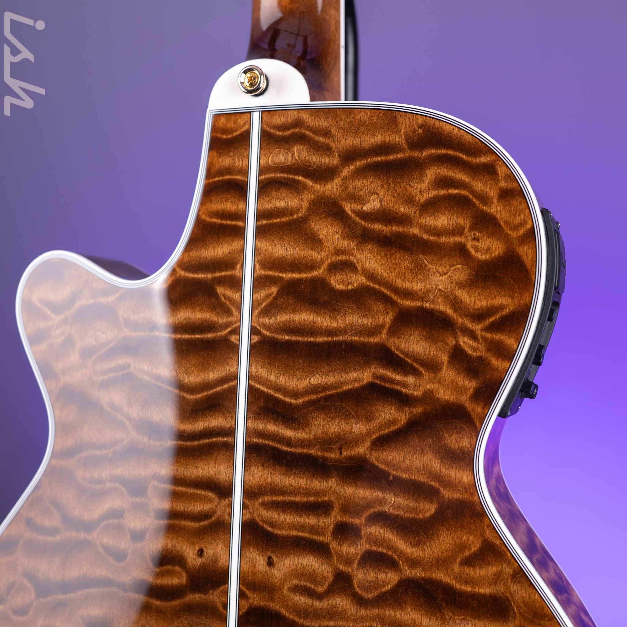 Takamine TSP100 Acoustic-Electric Guitar Gloss Vintage Tobacco Demo - Image 7