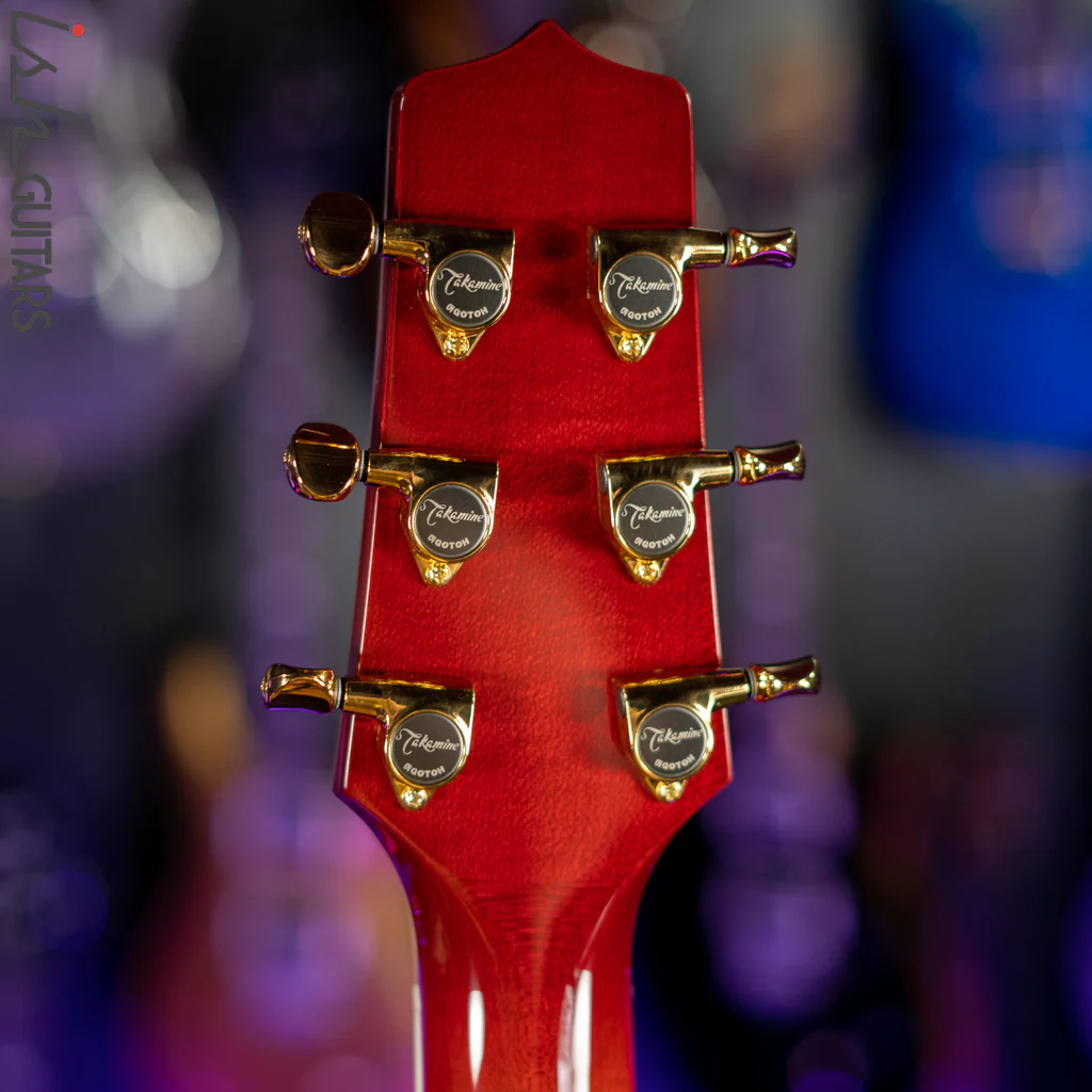 Takamine TSP178AC Acoustic-Electric Guitar Faded Cherry Burst - Image 11