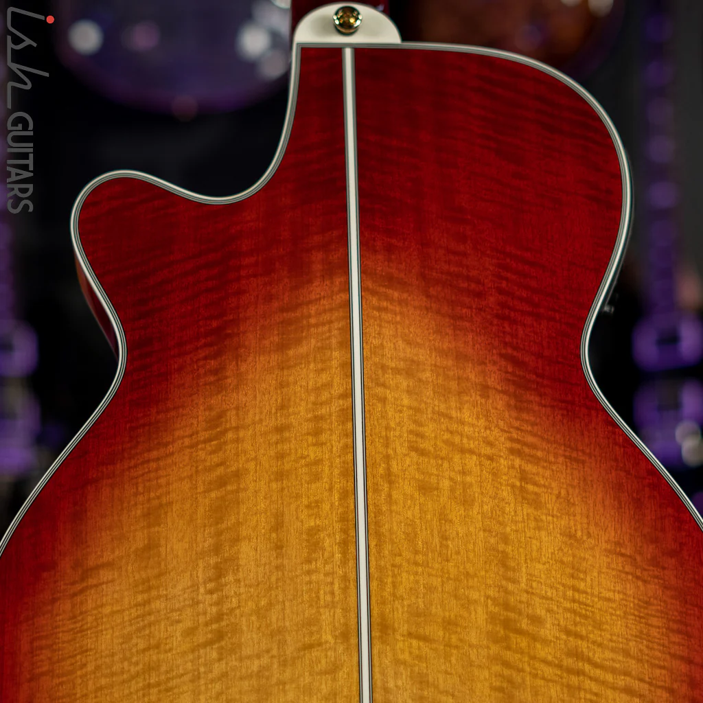 Takamine TSP178AC Acoustic-Electric Guitar Faded Cherry Burst - Image 8