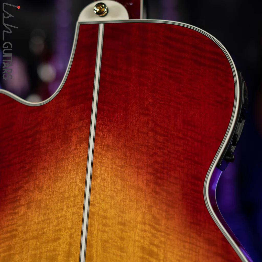 Takamine TSP178AC Acoustic-Electric Guitar Faded Cherry Burst - Image 9