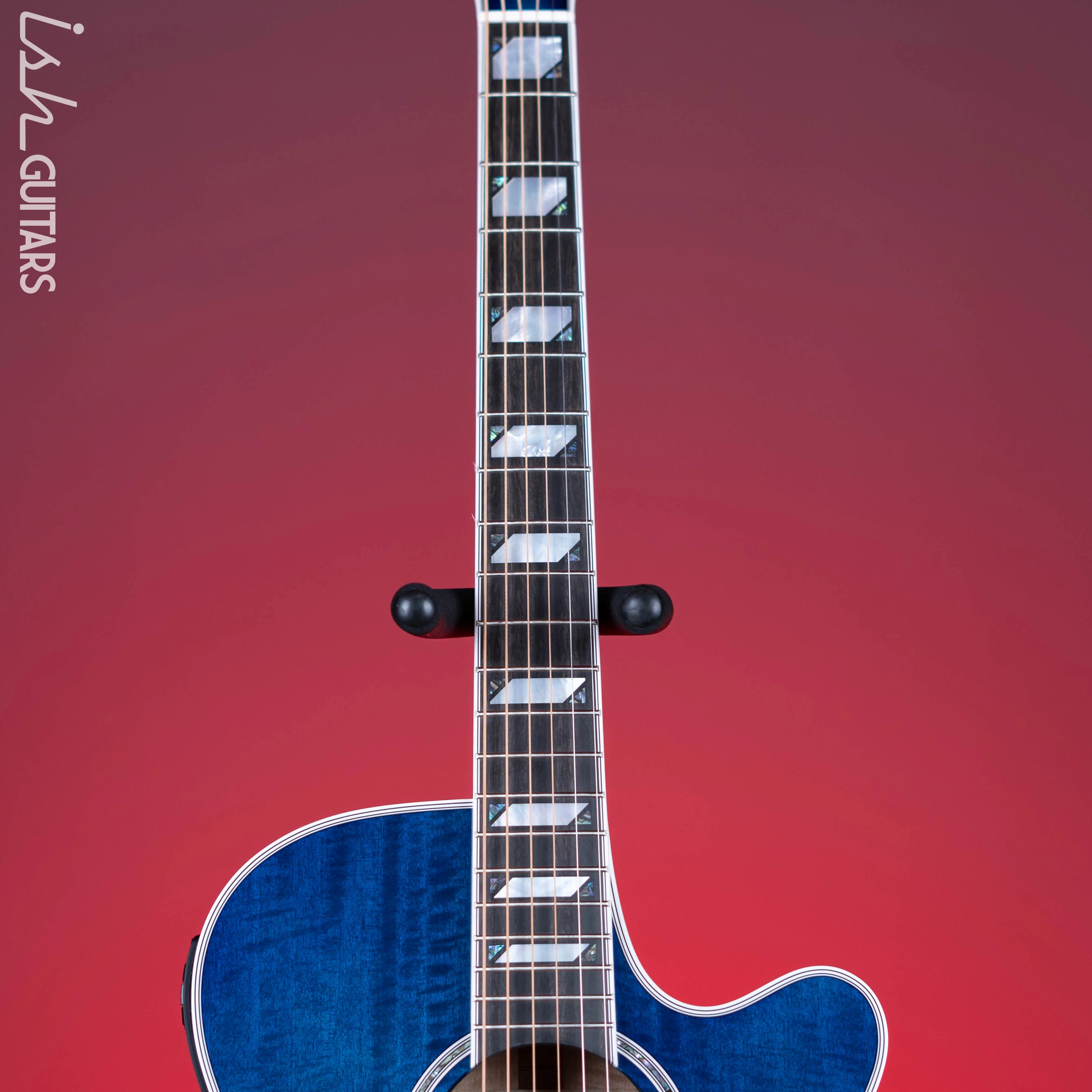 Takamine TSP178AC SBB Thinline Acoustic-Electric Guitar Gloss Blue Burst - Image 5